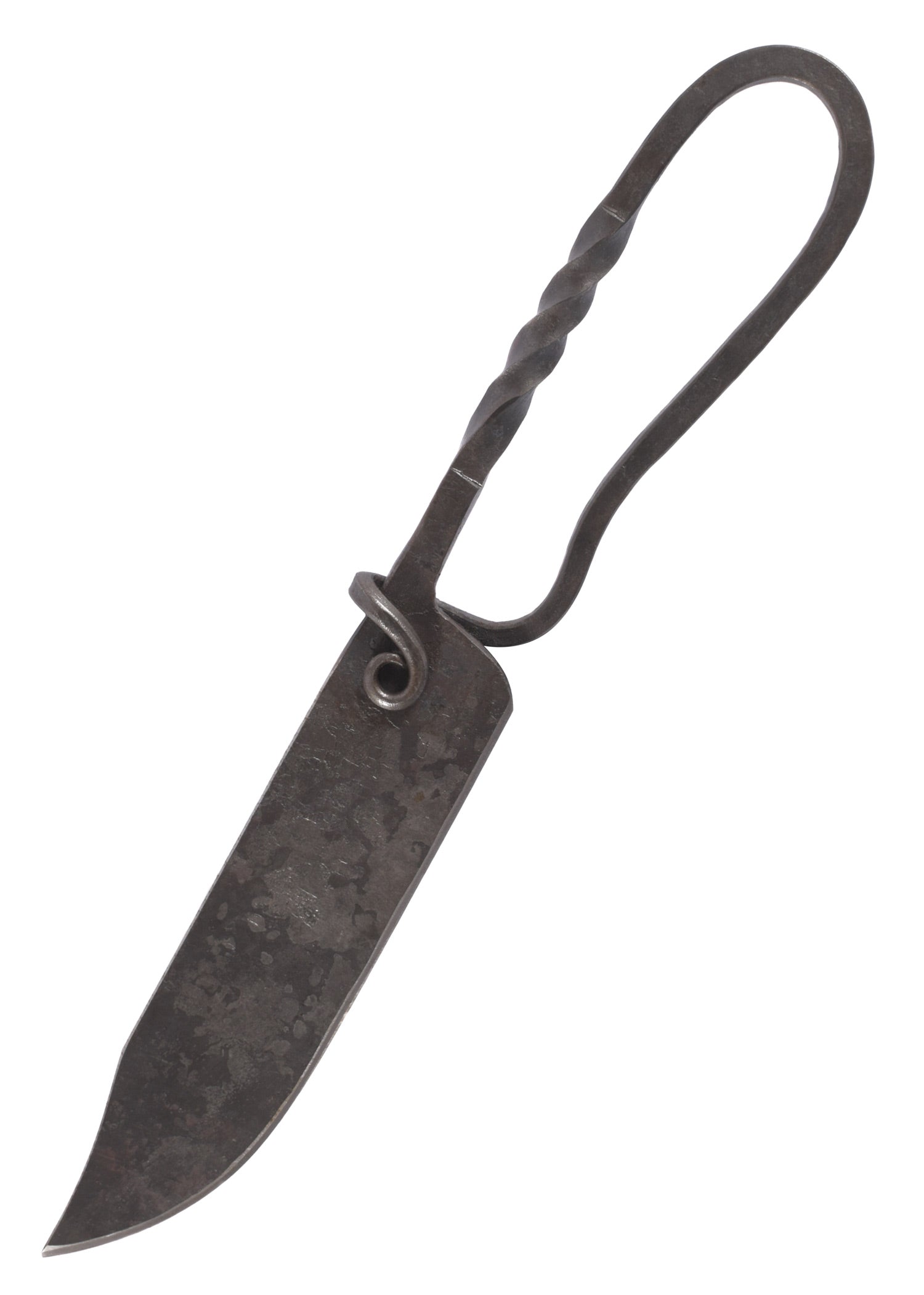 Imagen 1 - Cuchillo Forjado Con Funda De Cuero, Aprox. 23 Cm.