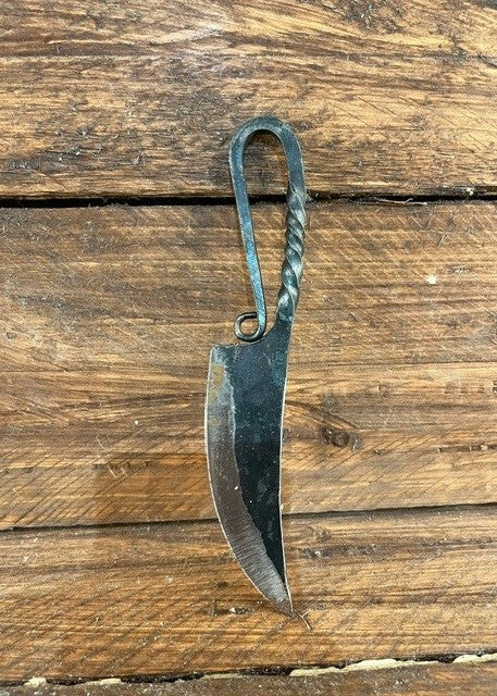 Imagen 1 - Cuchillo Medieval Con Funda De Cuero, Aprox. 18 Cm, Con Defectos.