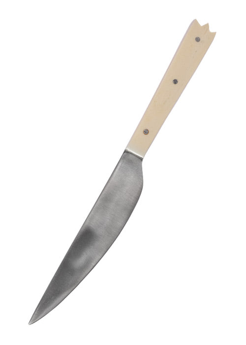 Imagen 1 - Cuchillo De Comedor Con Mango De Hueso, 19 Cm Con Funda