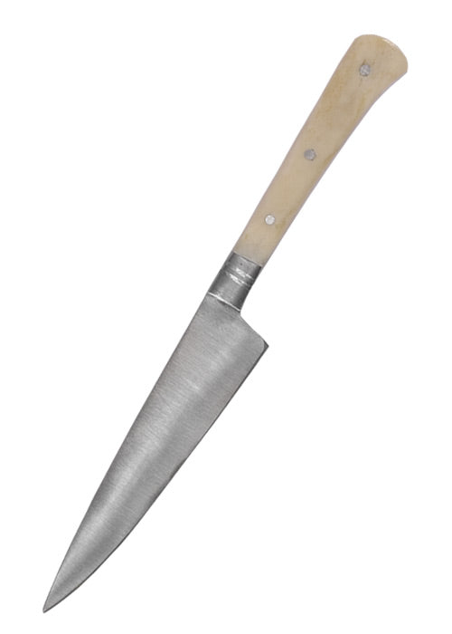 Imagen 1 - Cuchillo De Comedor Con Mango De Hueso, 18 Cm Con Funda