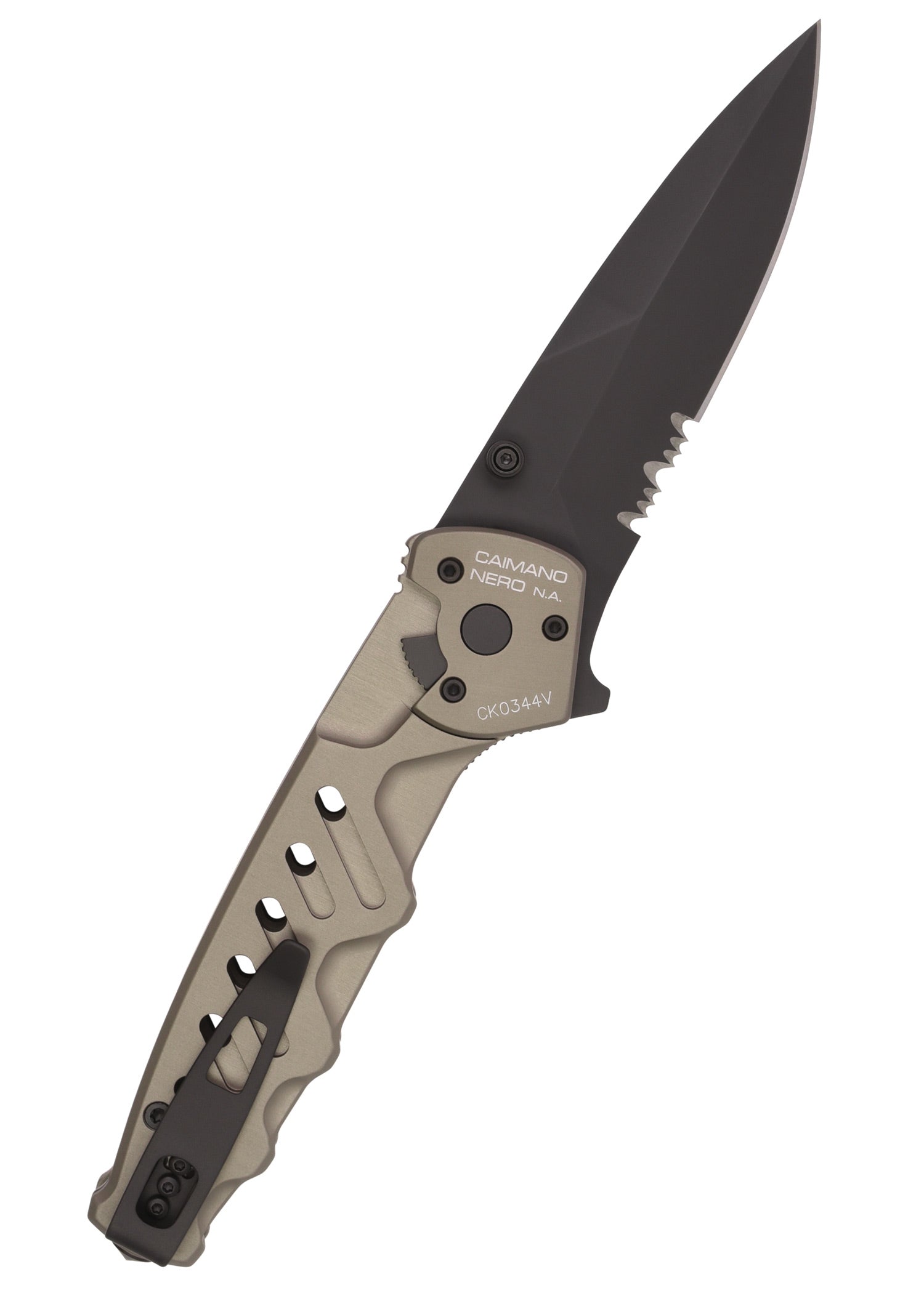 Imagen única de: Extrema Ratio Caimano Nero N.a. Barro Táctico, Navaja De Bolsillo