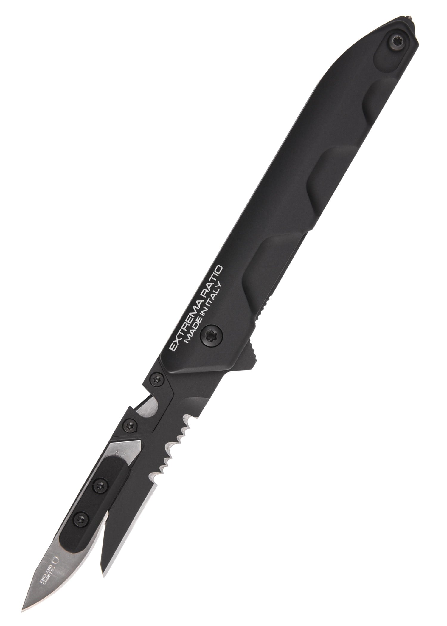 Imagen única de: Navaja Ferrum Rescue Negra, Extrema Ratio