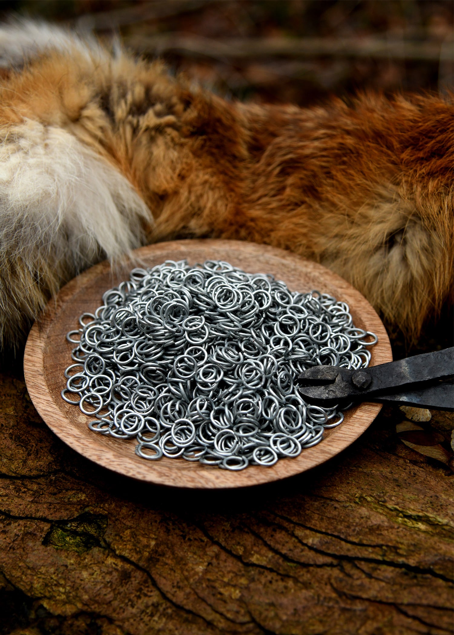 Platos De Cadena Sueltos, Paquete De 3 Kg, Sin Remachar, Galvanizado, Diámetro Interior De 9 Mm - Tienda Medieval.