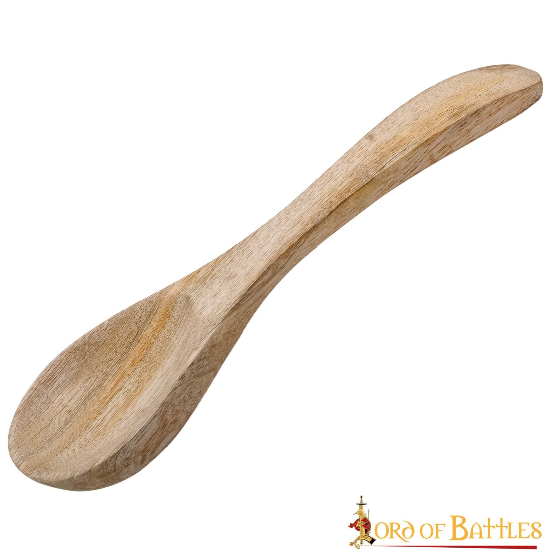 Imagen única de: Cuchara Medieval Funcional de Madera Hecha a Mano con Madera Auténtica