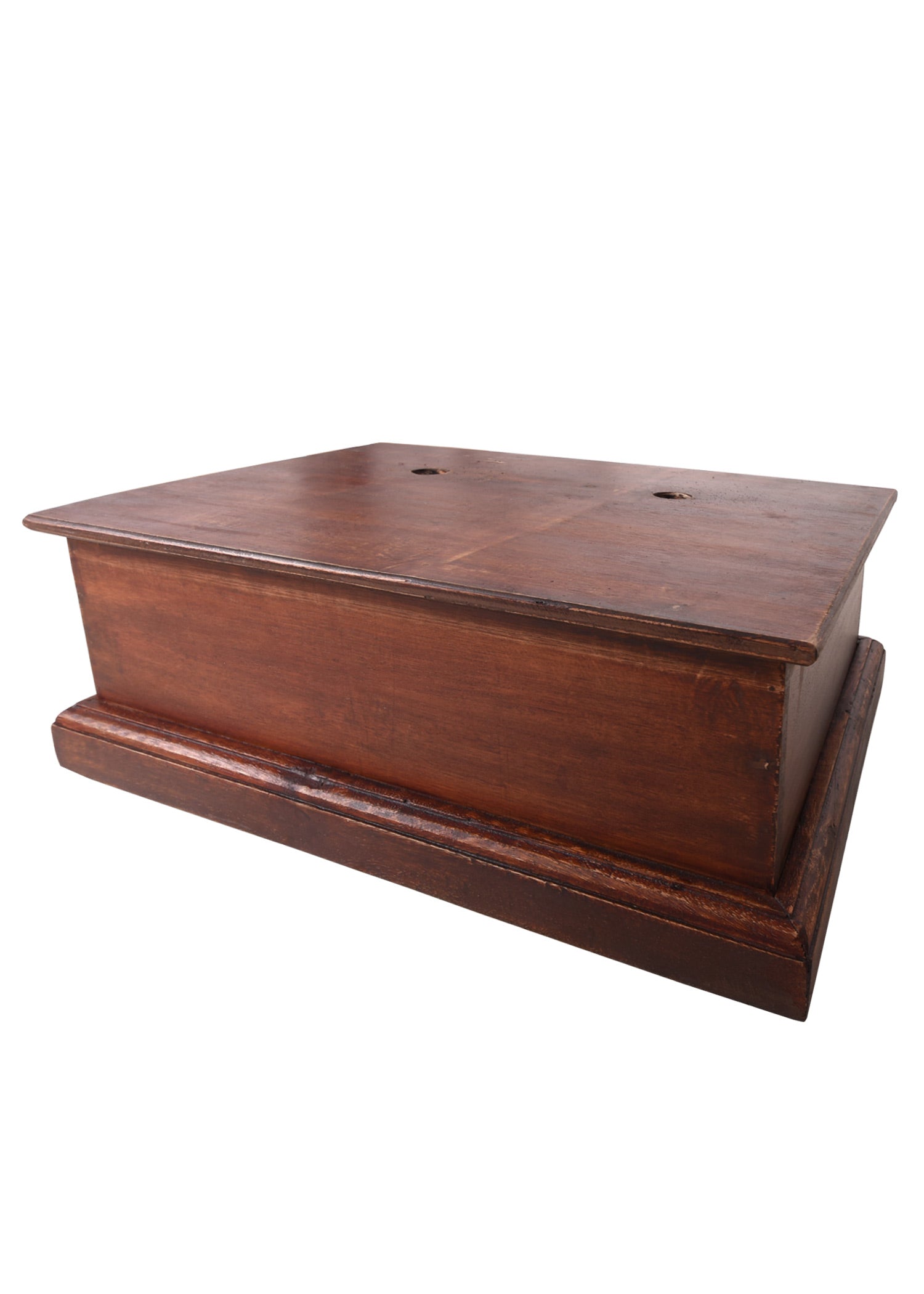 Imagen única de: Soporte Universal Para Armadura De Metal Con Base De Madera Marrón