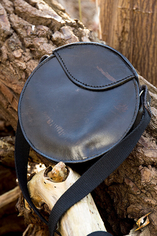Imagen única de: Bolso Redondo De Piel