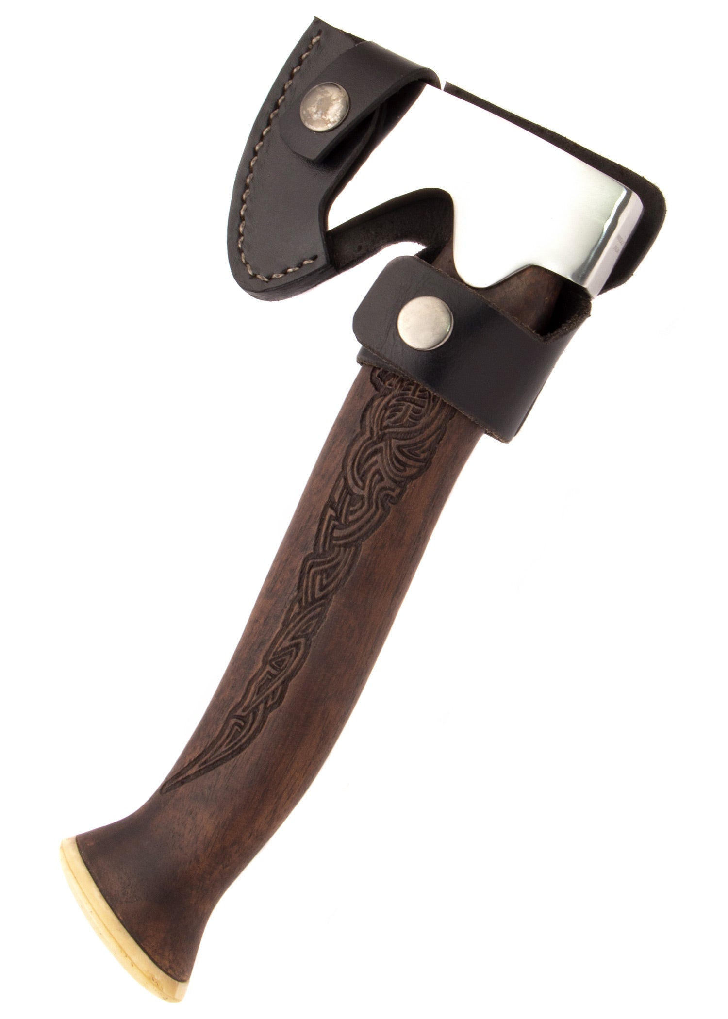 Imagen única de: Hacha De Mano Vikinga Pequeña, Decorada