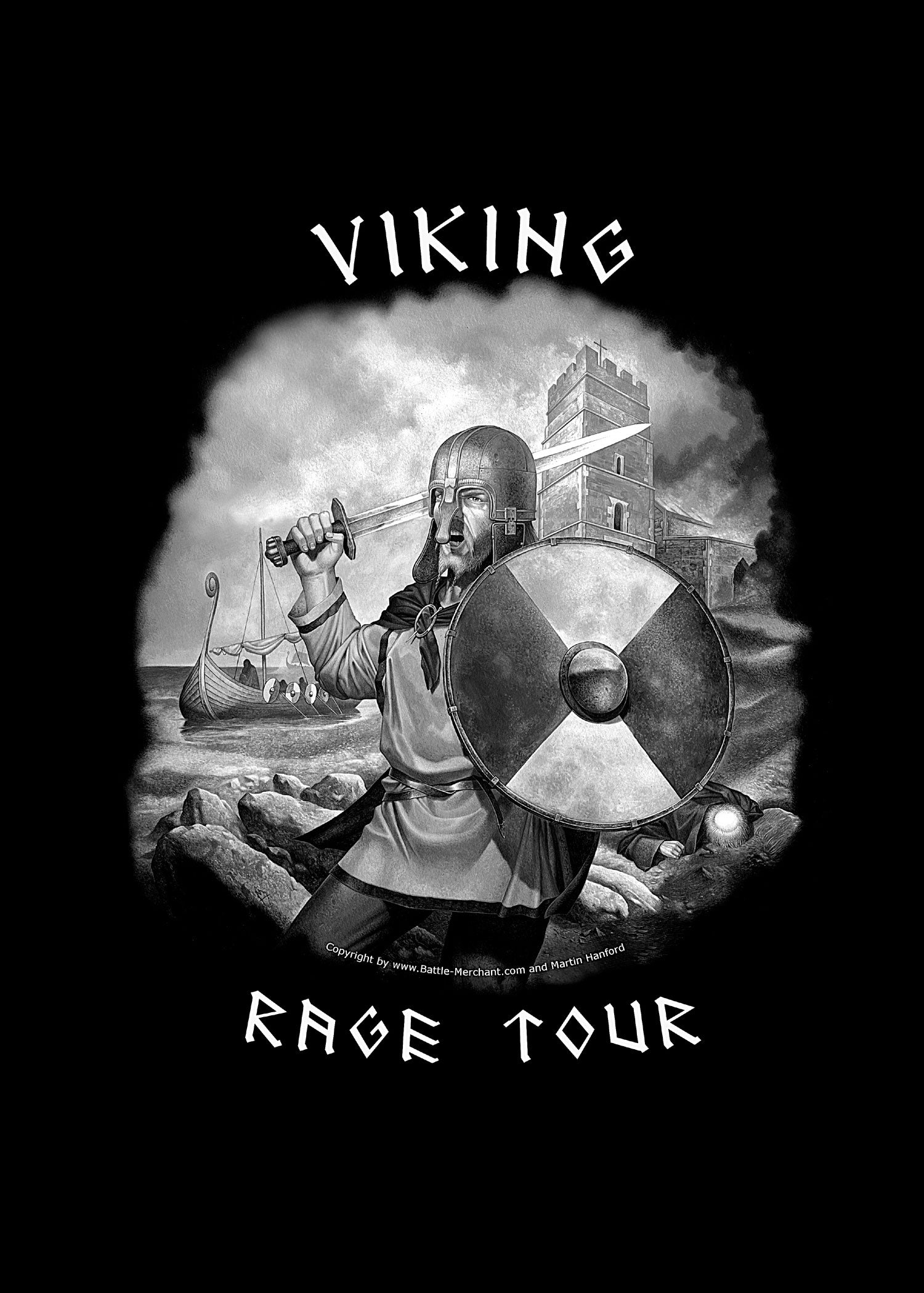Imagen única de: Camisa Femenina: Viking Rage Tour