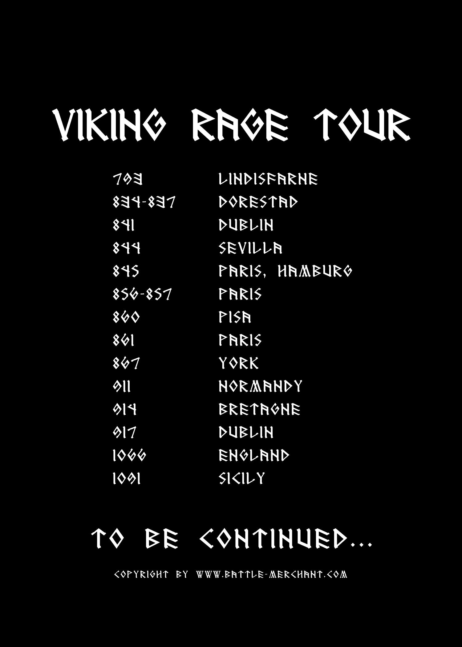 Imagen única de: Camisa Femenina: Viking Rage Tour