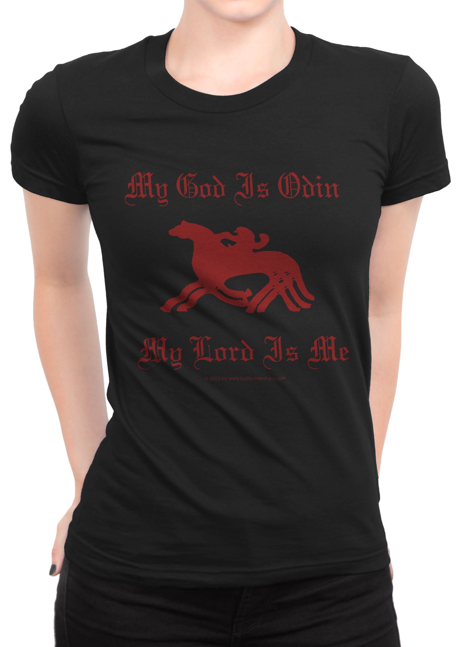 Imagen única de: Camisa Femenina Mi Dios Es Odin
