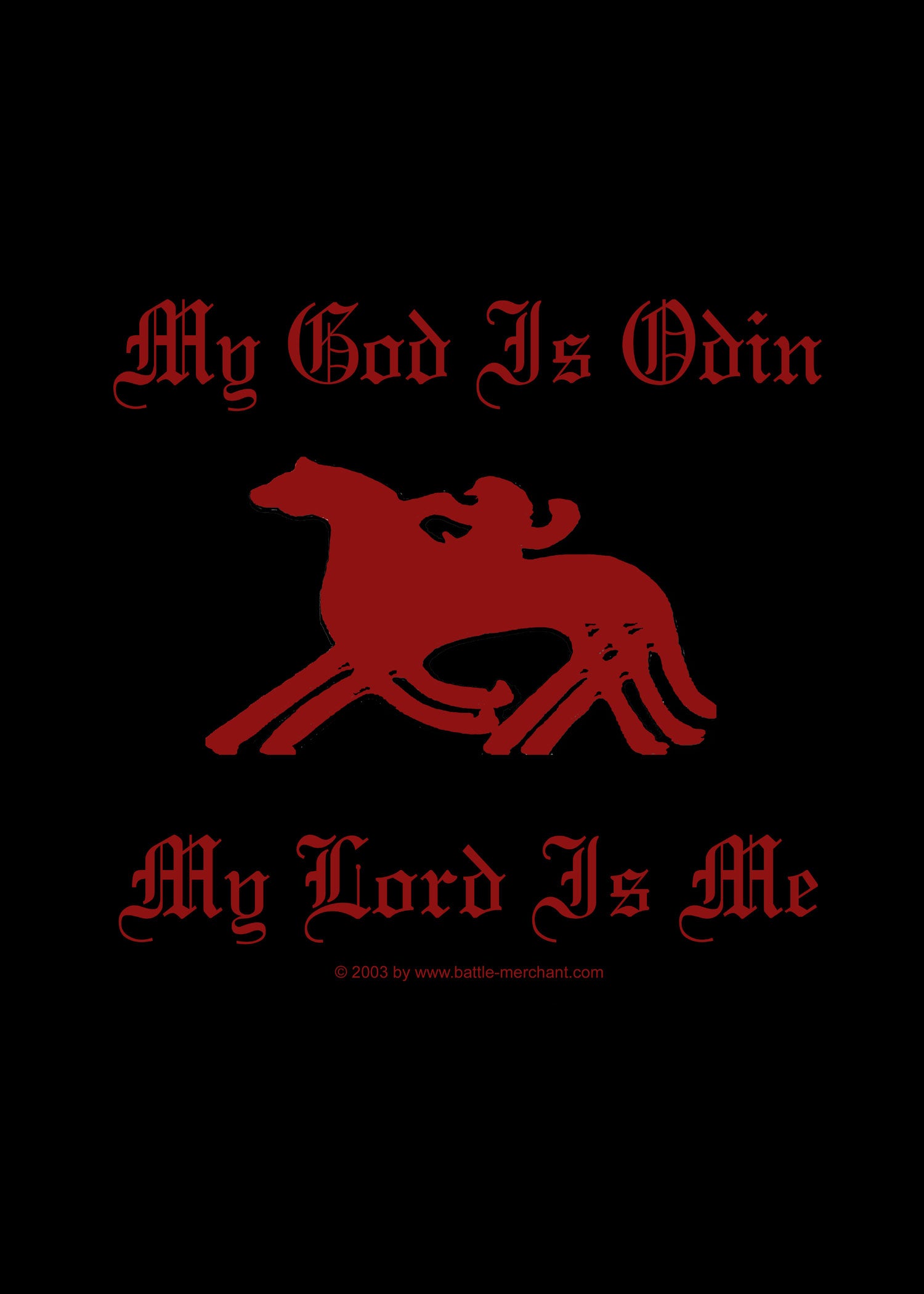 Imagen única de: Camisa Femenina Mi Dios Es Odin