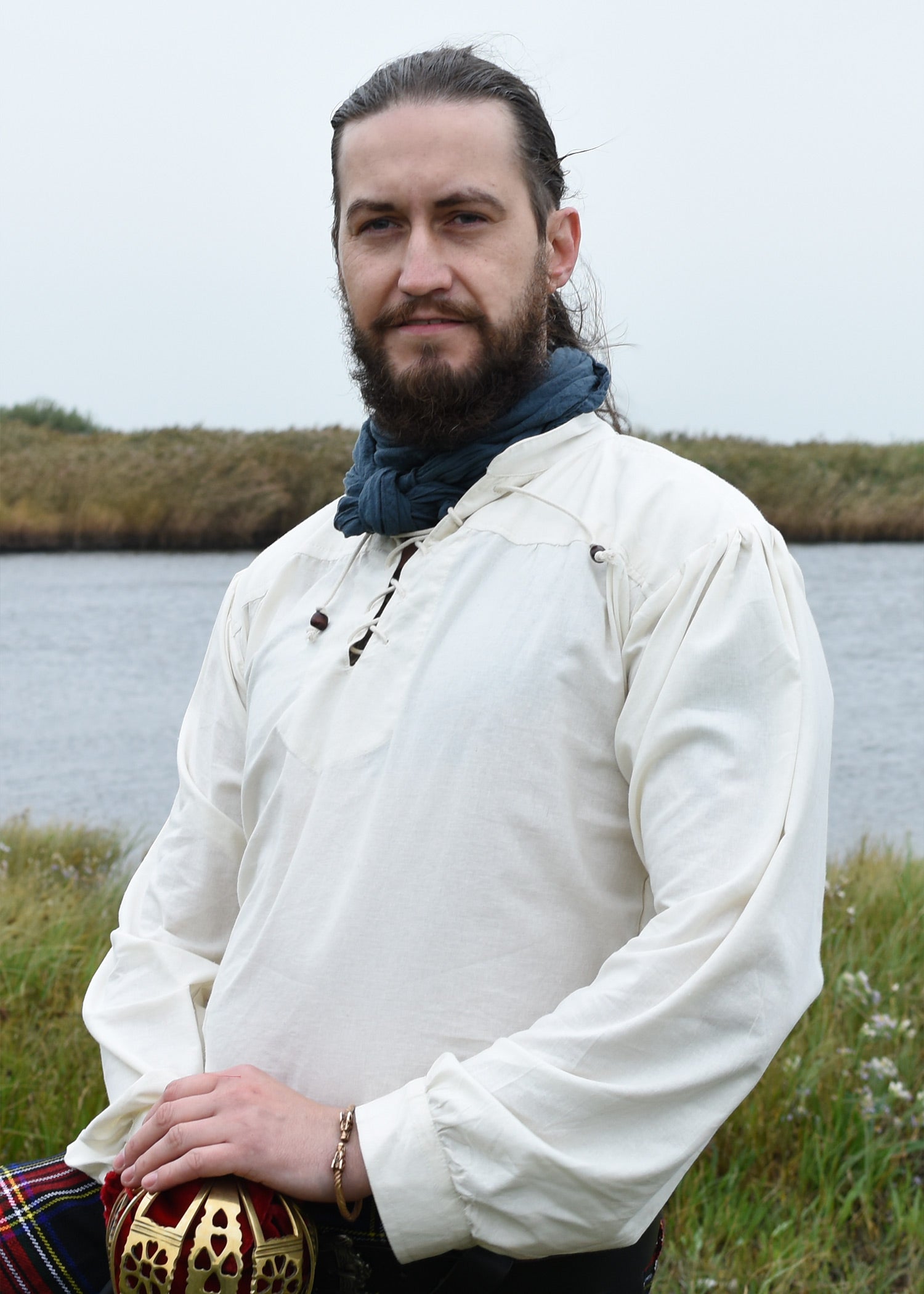 Imagen única de: Camisa Medieval Ludwig, Natural