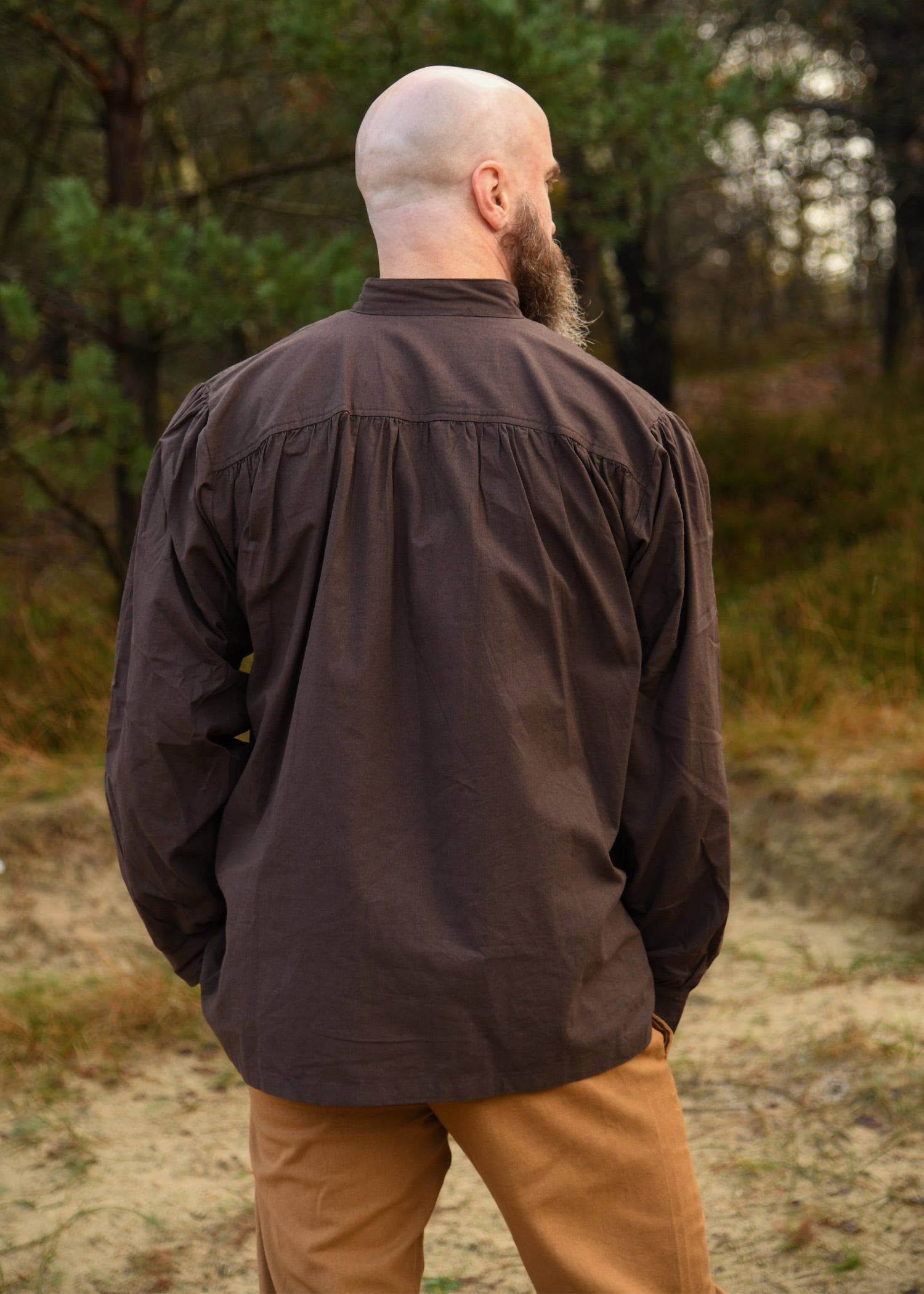 Imagen única de: Camisa Medieval Ludwig, Marrón