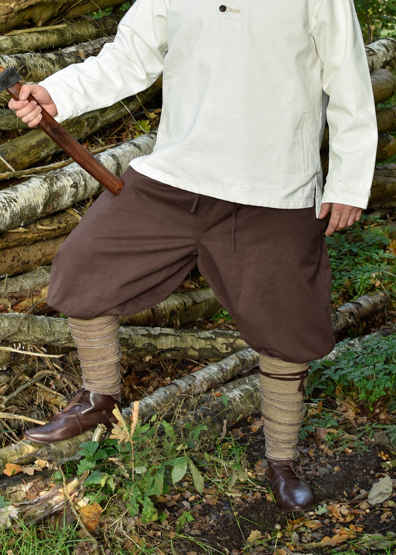 Imagen 1 - Pantalón Vikingo / Pantalón De Junco Olaf, Marrón