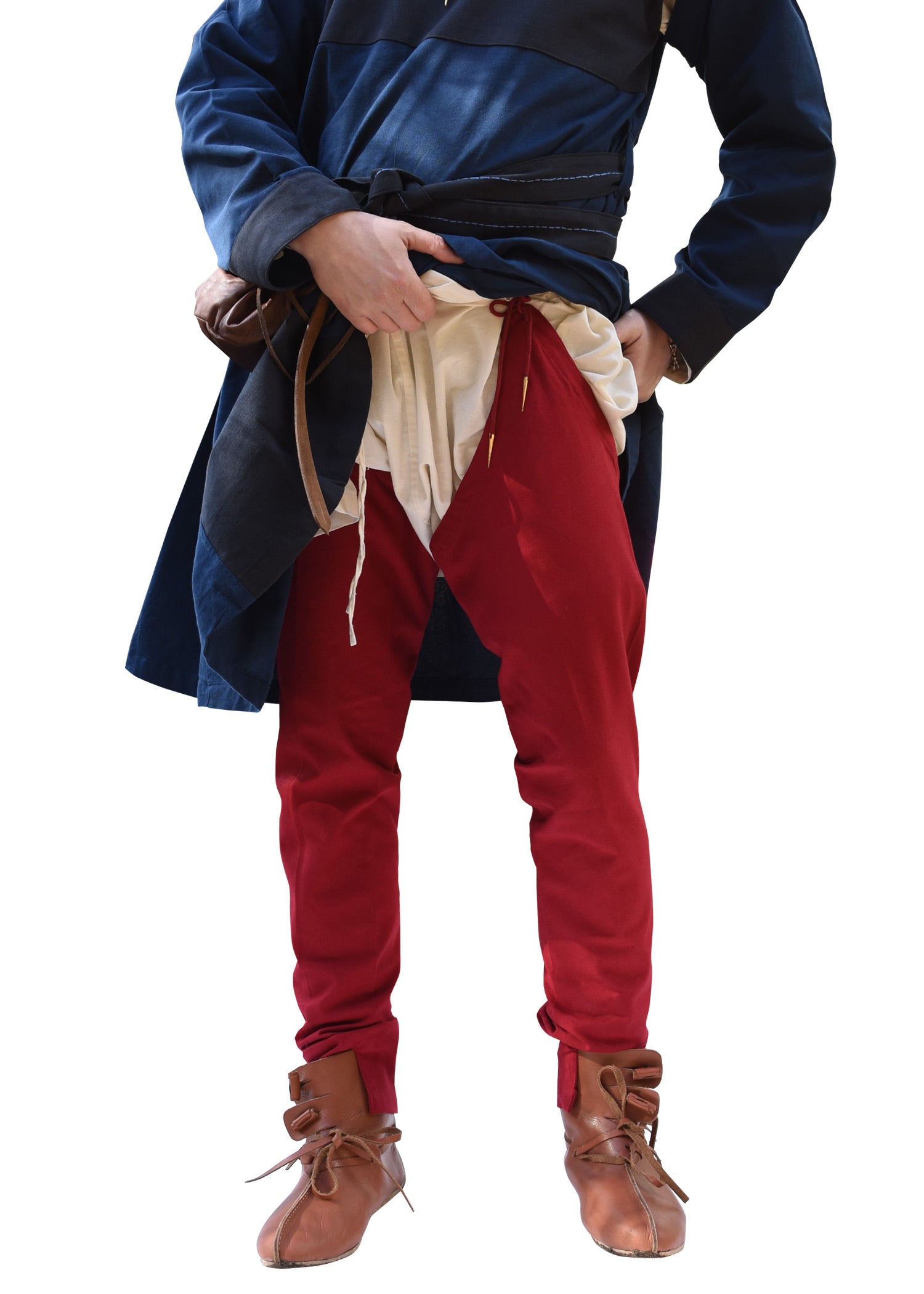 Imagen única de: Calentadores Medievales Con Bandas Nestel, Rojos