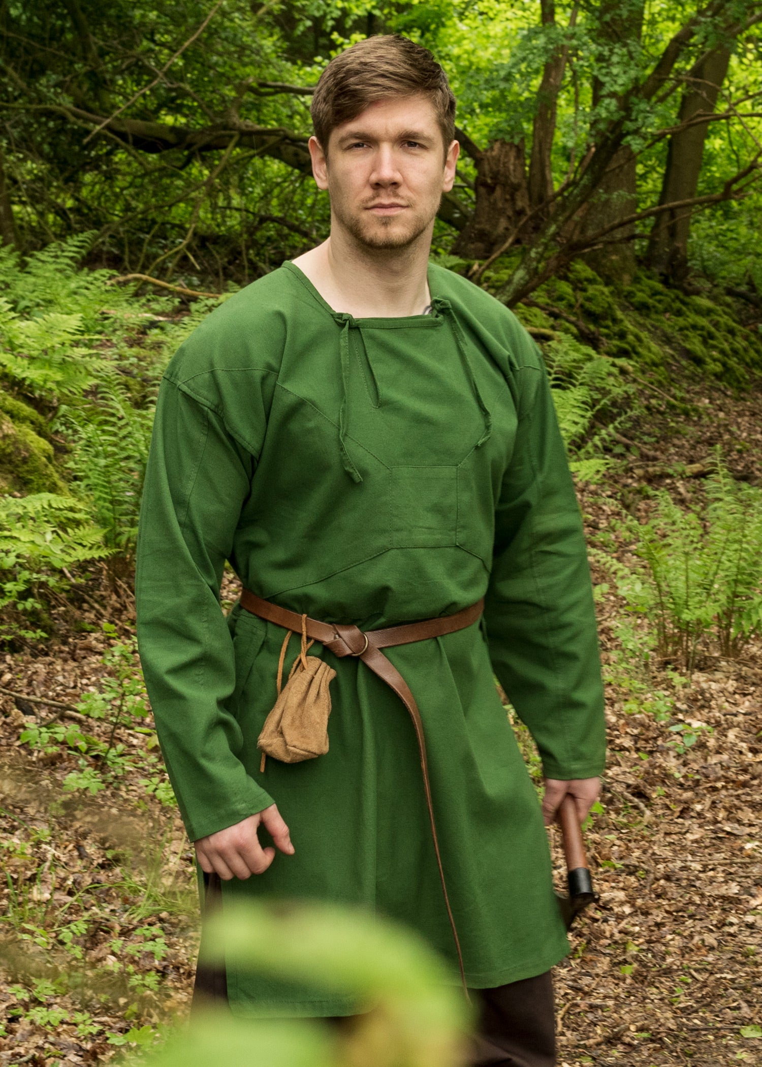 Imagen única de: Túnica Vikinga, Reconstrucción De Viborg, Verde