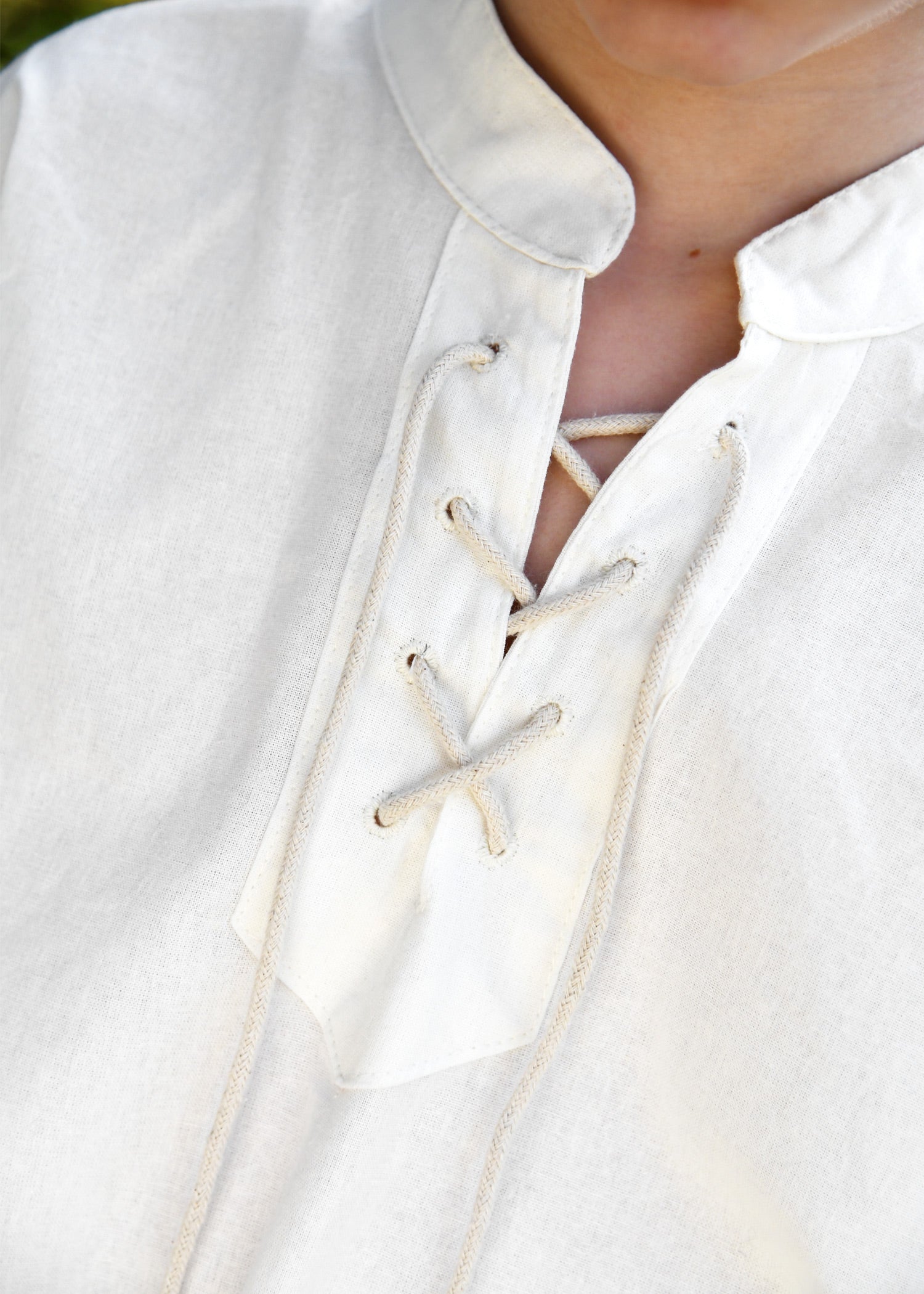 Imagen única de: Camisa Medieval Infantil Nilo, Manga Corta, Natural