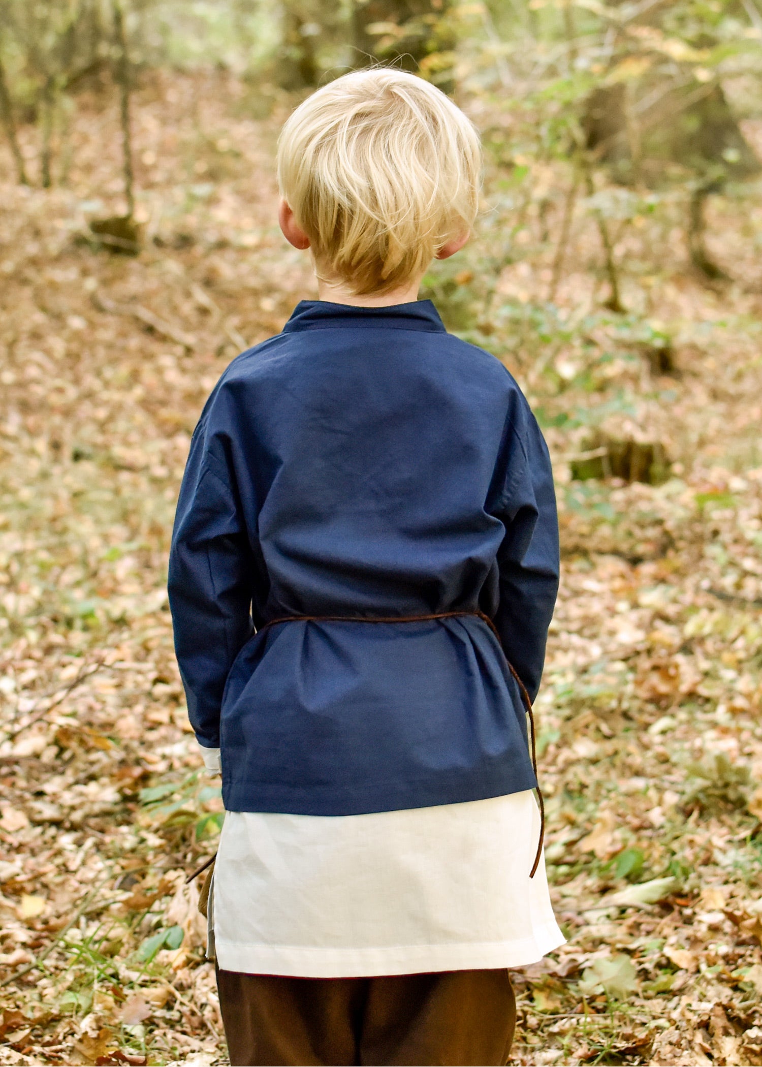 Imagen 3 - Camisa Medieval Infantil Colin, Azul