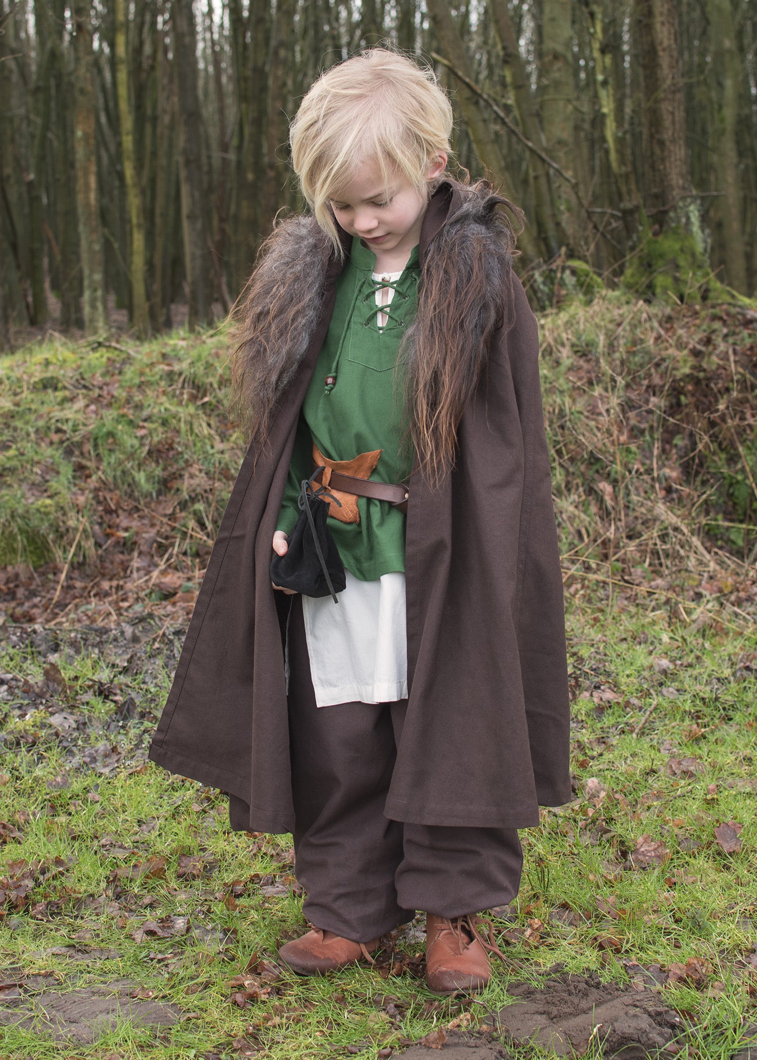 Imagen 6 - Camisa Medieval Infantil Colin, Verde