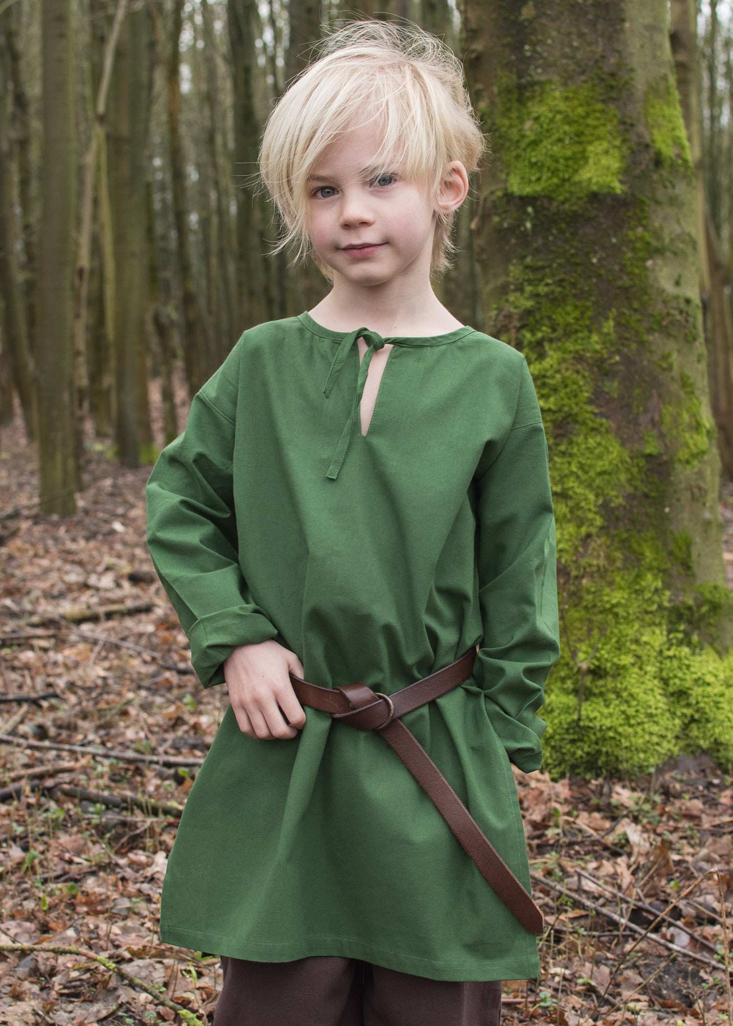 Imagen 1 - Túnica Medieval Infantil Arn, Verde