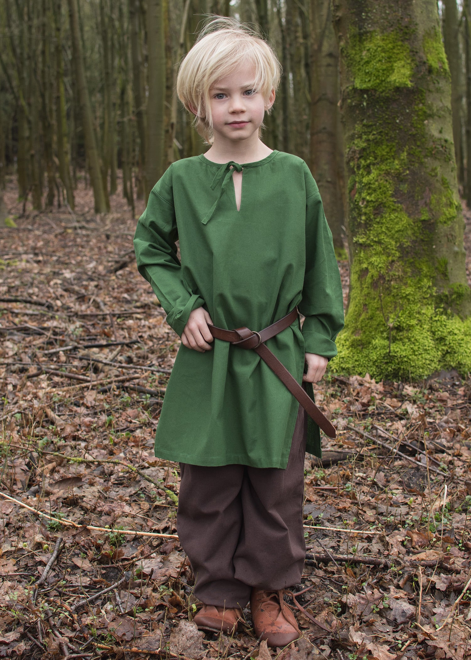 Imagen 2 - Túnica Medieval Infantil Arn, Verde