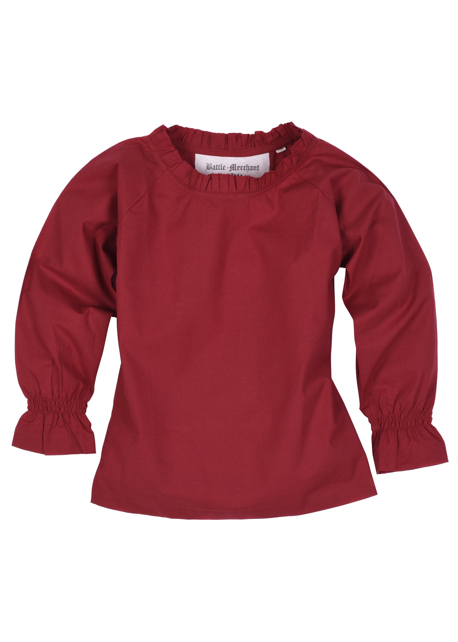 Imagen 2 - Blusa Medieval Infantil Helena, Roja