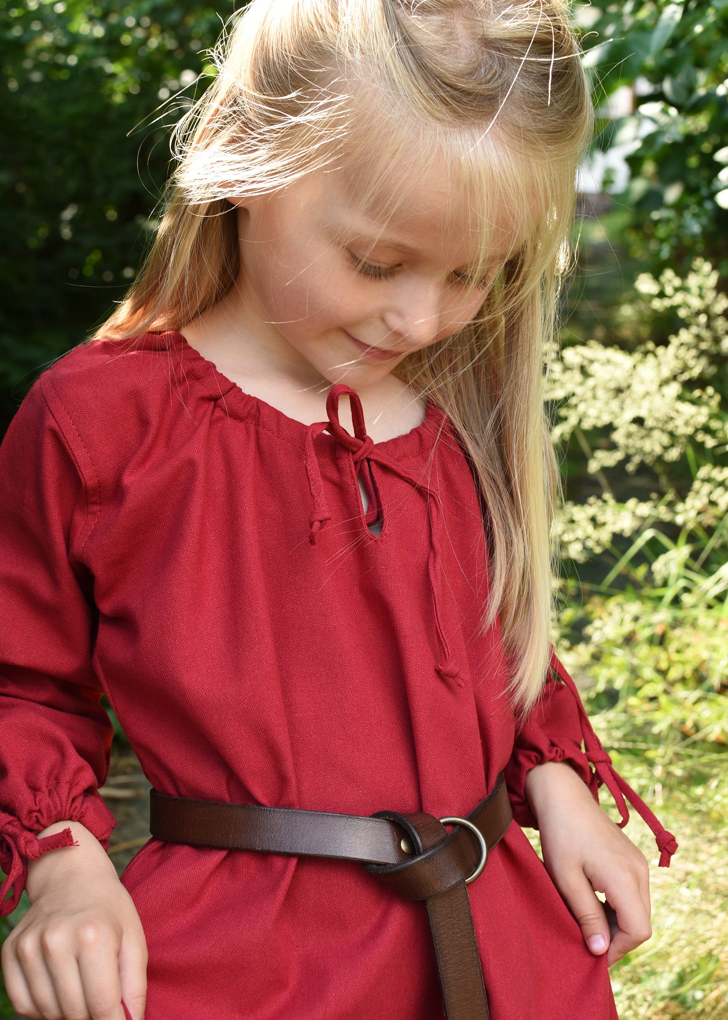 Imagen única de: Vestido Medieval Infantil, Vestido Interior Ana, Rojo