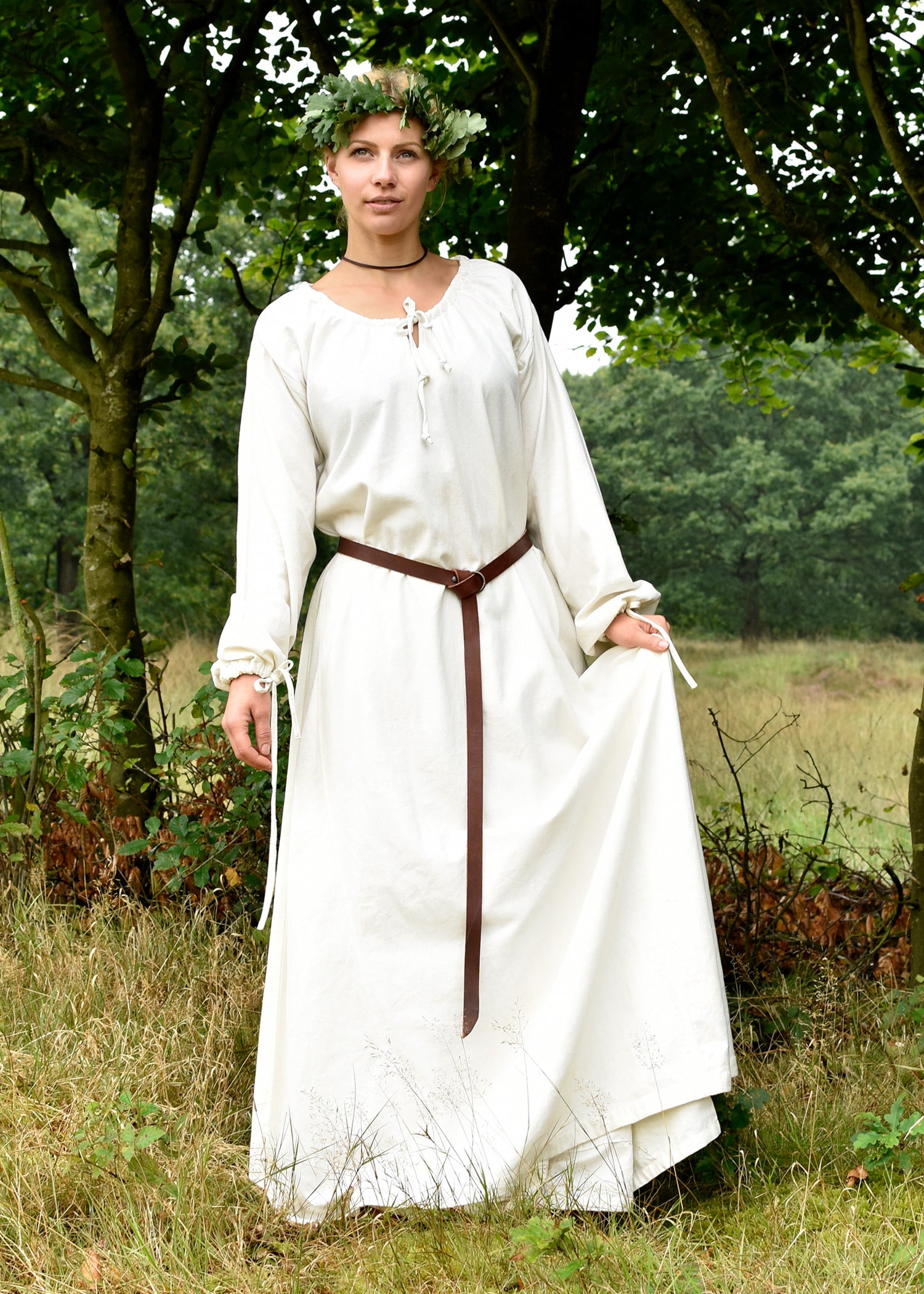 Imagen 1 - Vestido Medieval, Enagua Ana, Natural.