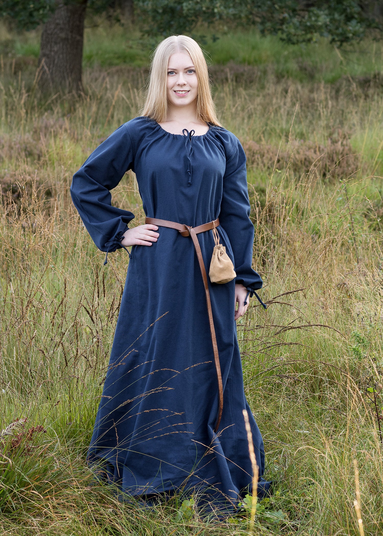 Imagen 1 - Vestido Medieval, Vestido Interior Ana, Azul