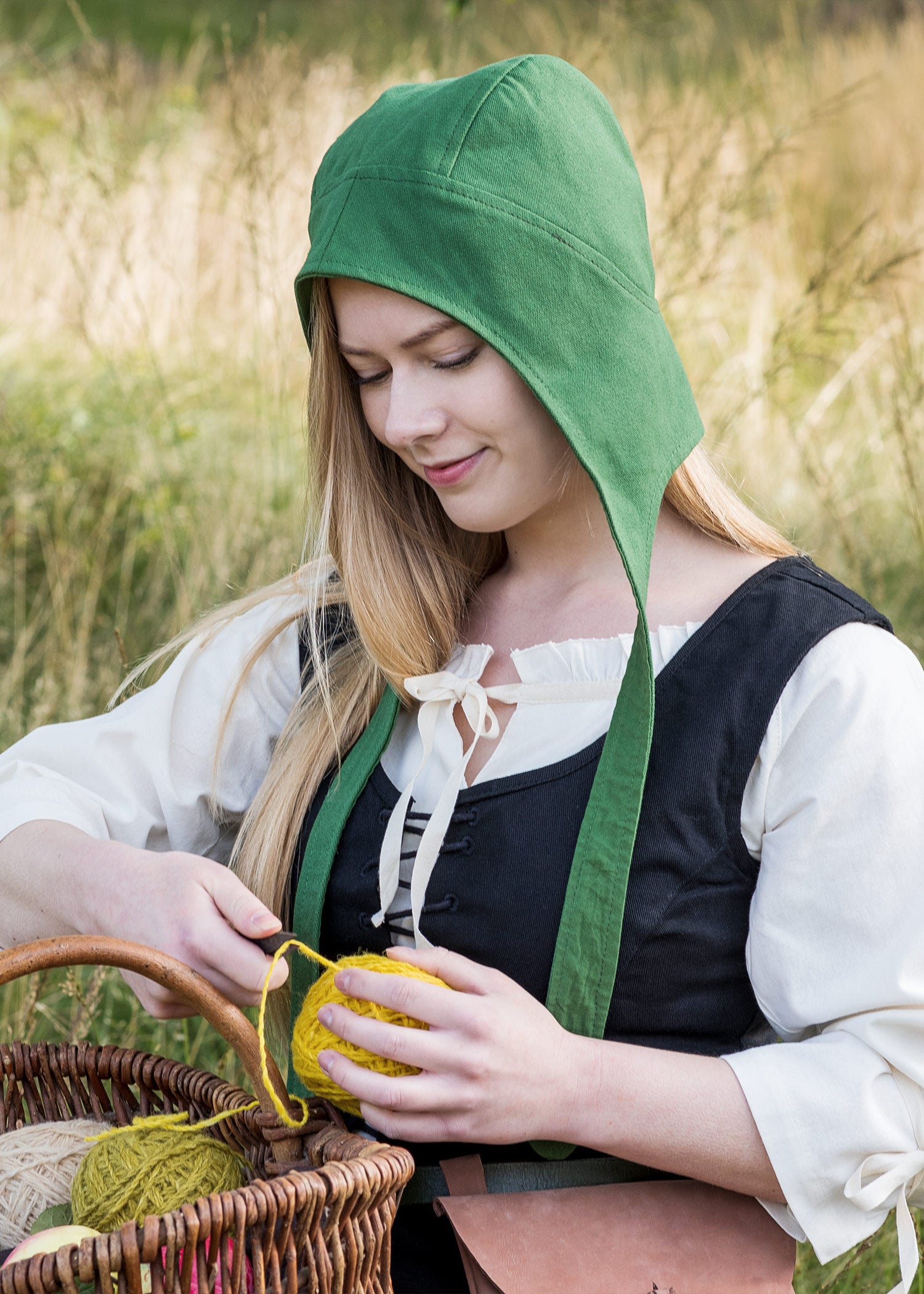 Imagen única de: Corsé Medieval Tilda, Negro