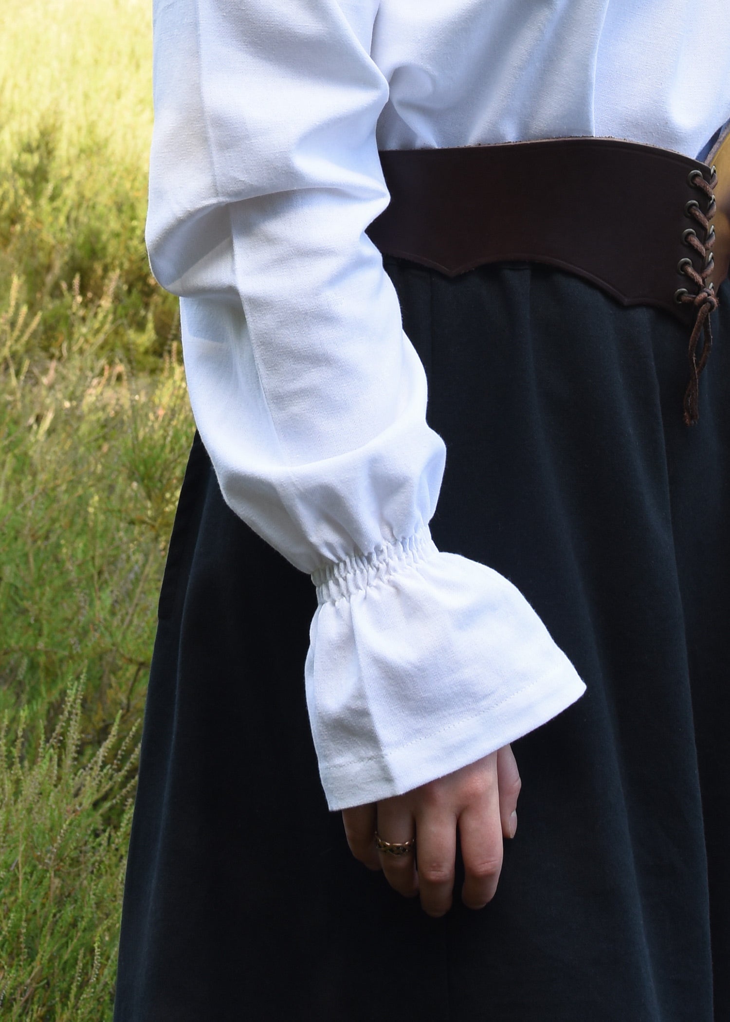 Imagen 6 - Blusa Medieval Carmen, Blanca