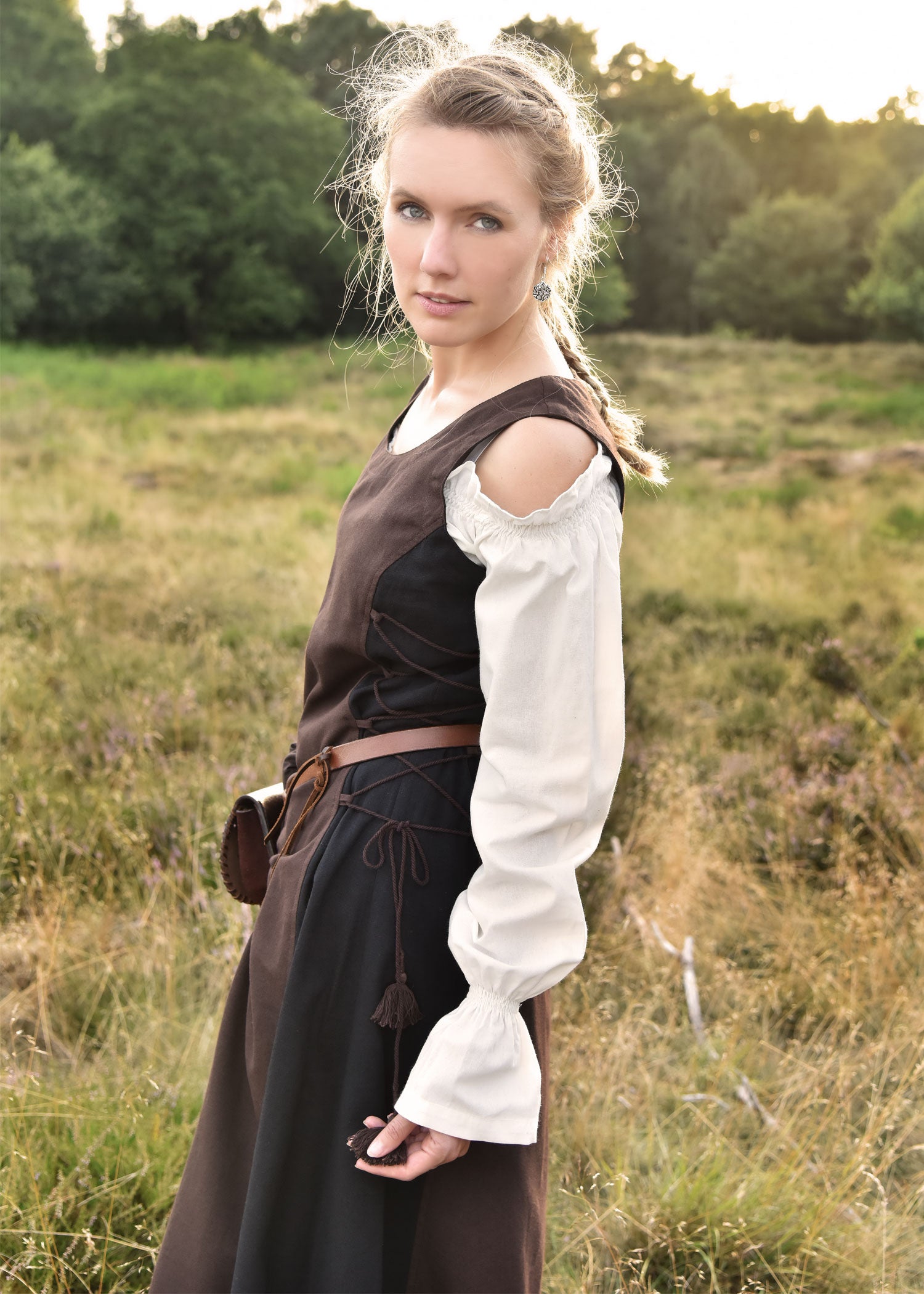 Imagen única de: Blusa Medieval Carmen, Natural