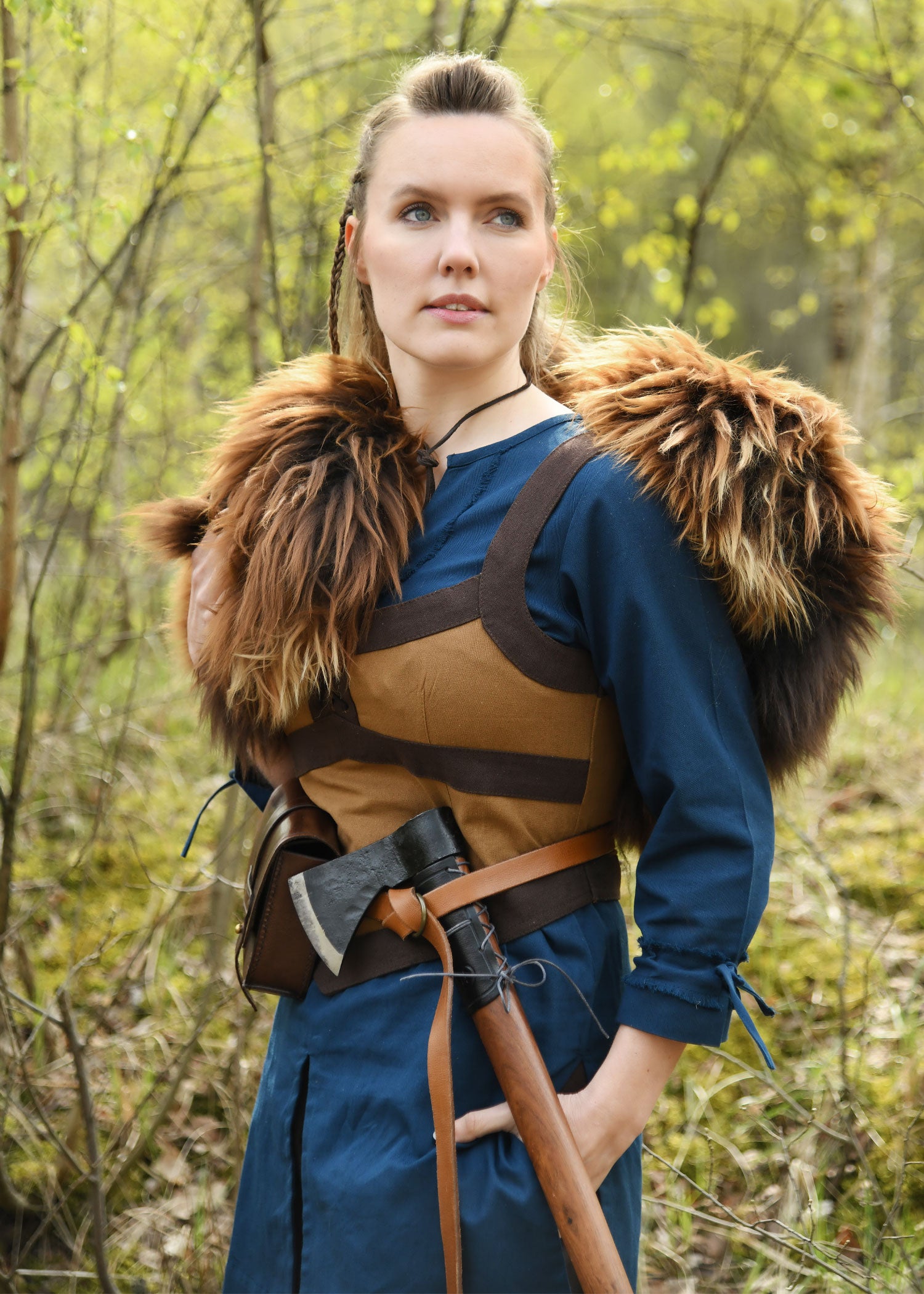 Imagen única de: Corsé Medieval Kenna, Marrón