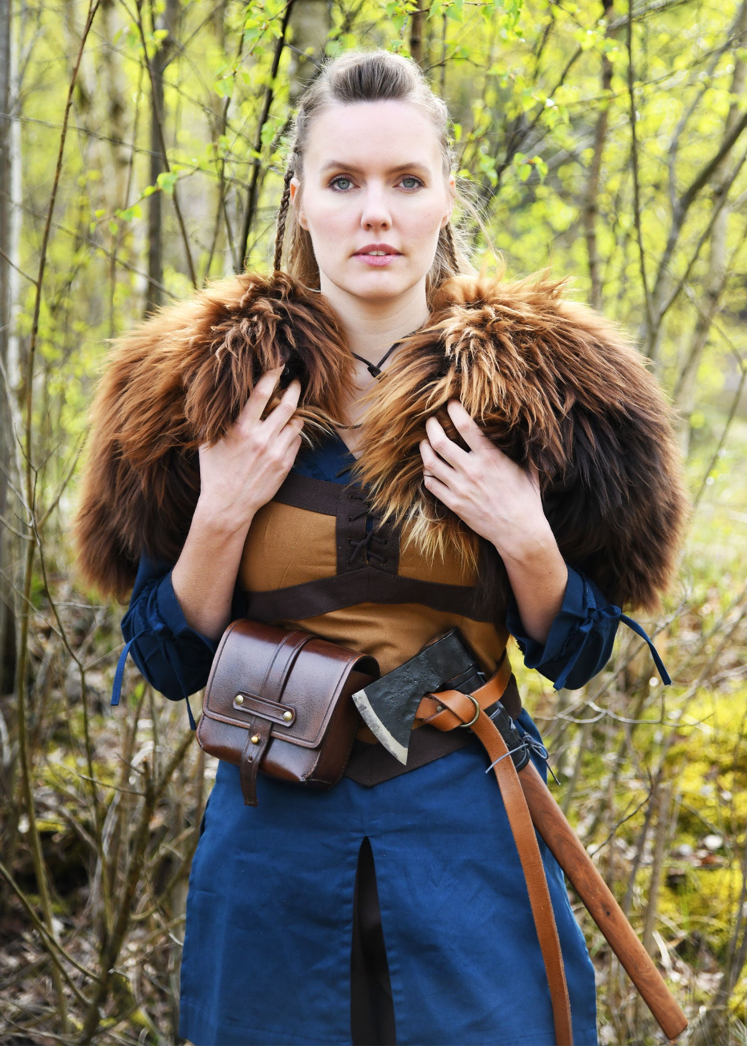 Imagen única de: Corsé Medieval Kenna, Marrón