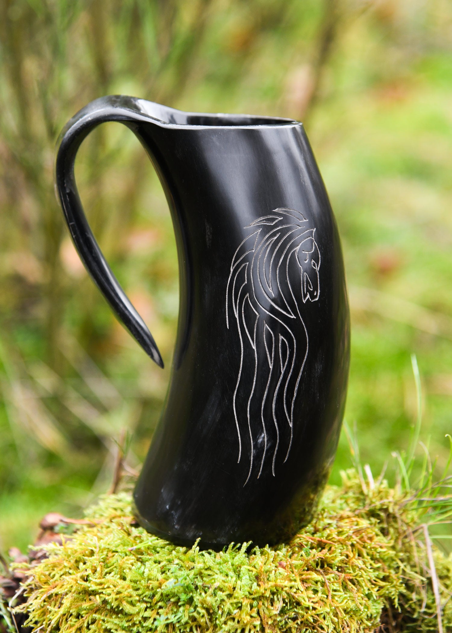 Imagen única de: Jarra De Cerveza De Cuerno - Horse Lords