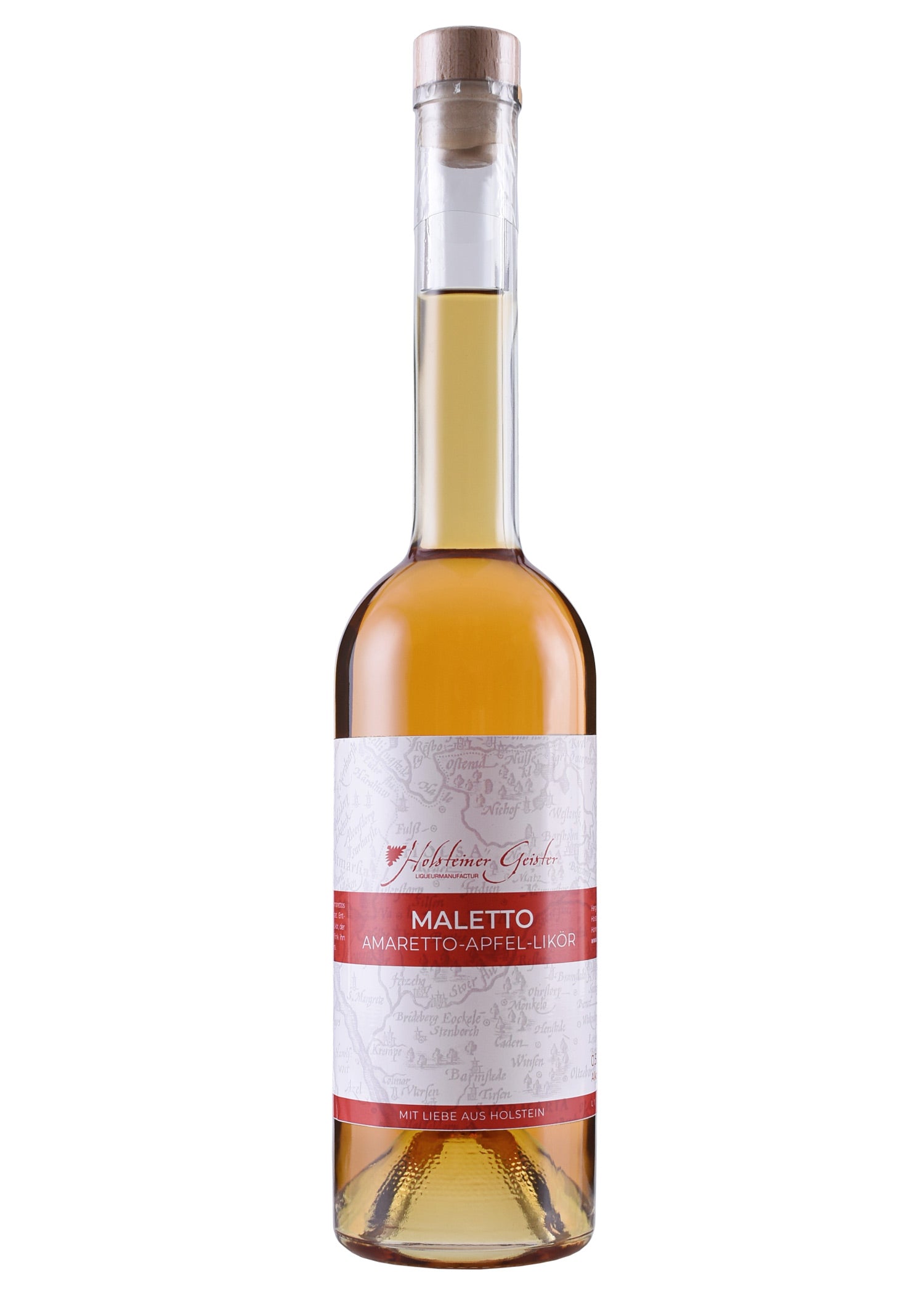 Imagen 1 - Maletto, Licor De Manzana Amaretto, 20% Vol. Alk., Botella De 0,5 L - Aguardientes Holstein