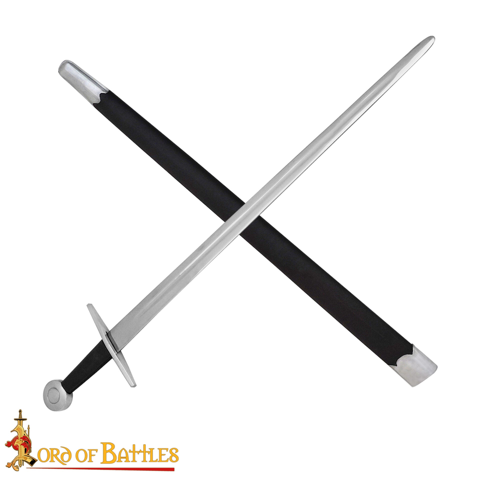 Imagen única de: Espada Vikinga Forjada a Mano Tradicionalmente con Vaina - 37" Hoja de Acero Funcional Pulido