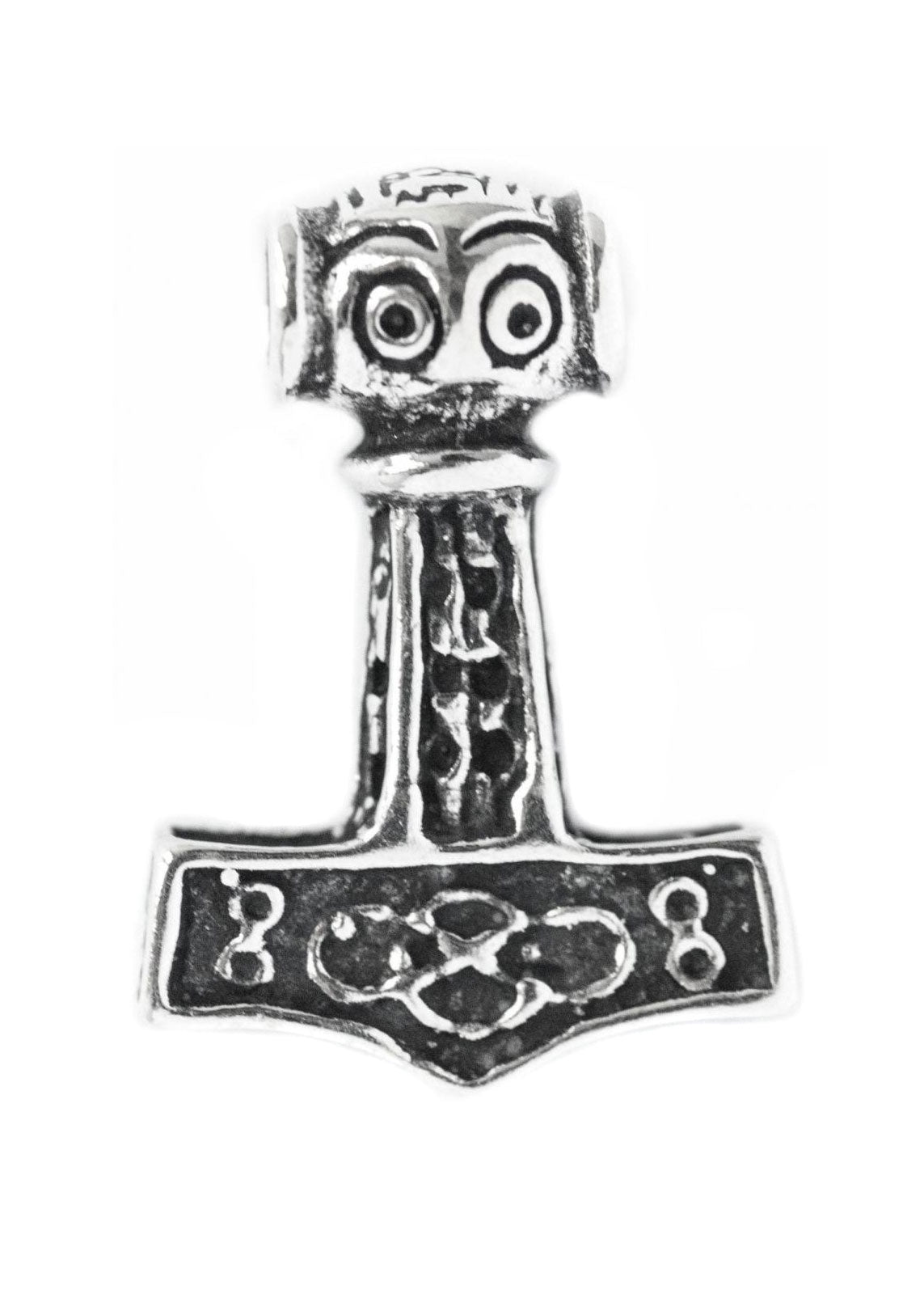 Imagen única de: Colgante Mjölnir, Pequeño Martillo De Thor Fabricado En Plata