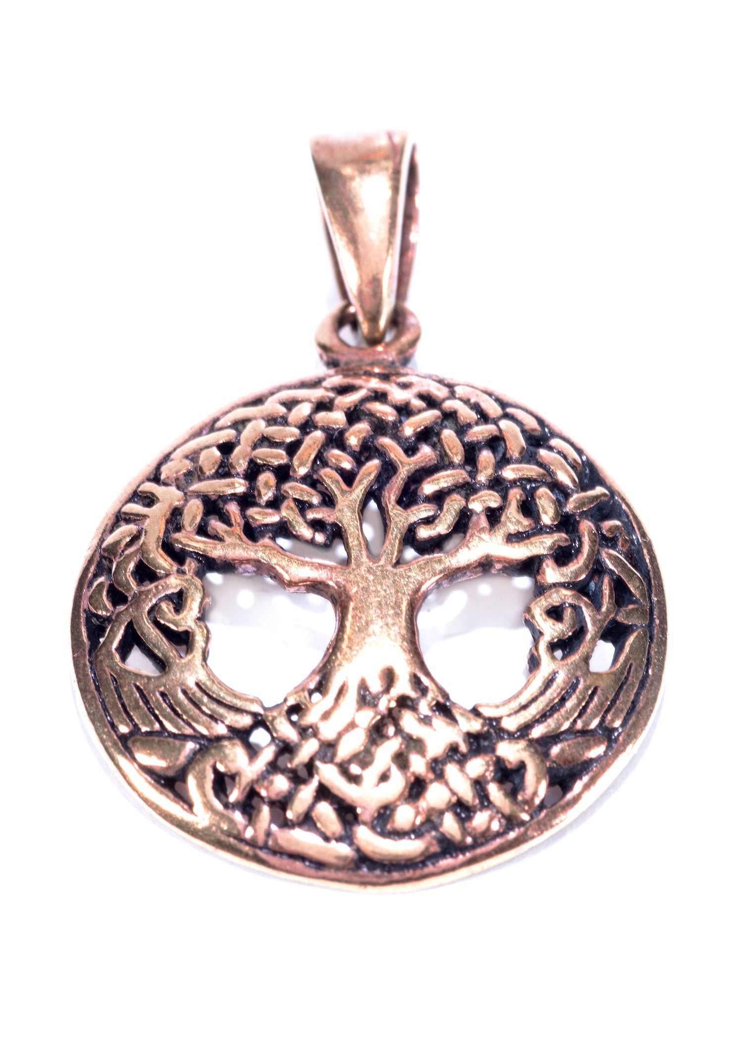 Imagen 1 - Collar Colgante Ceniza Del Mundo Yggdrasil De Bronce