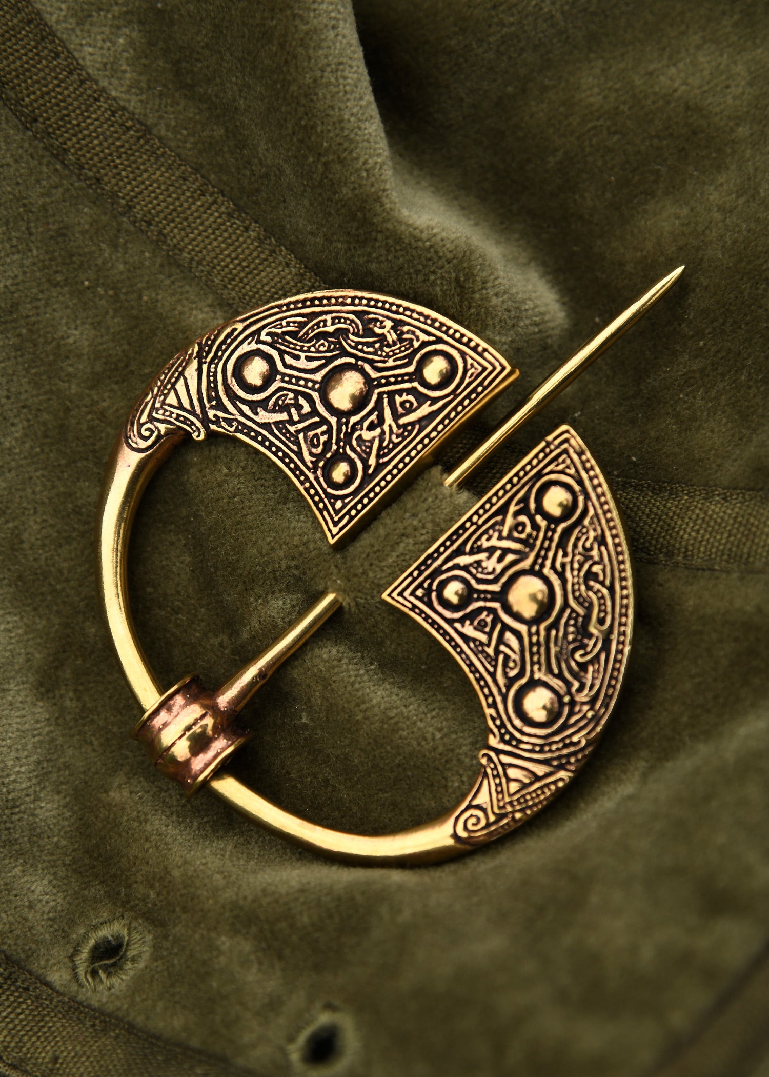 Imagen 5 - Broche De Túnica Vikinga Kilkenny De Bronce