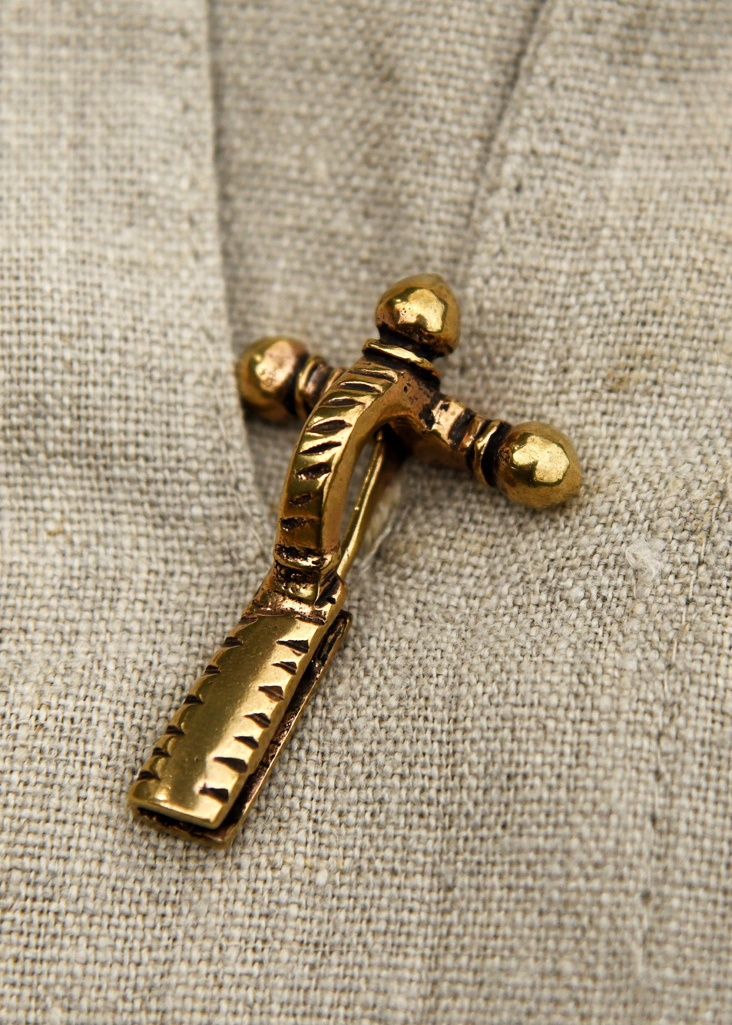 Imagen única de: Broche Con Forma De Cebolla Romana De Bronce