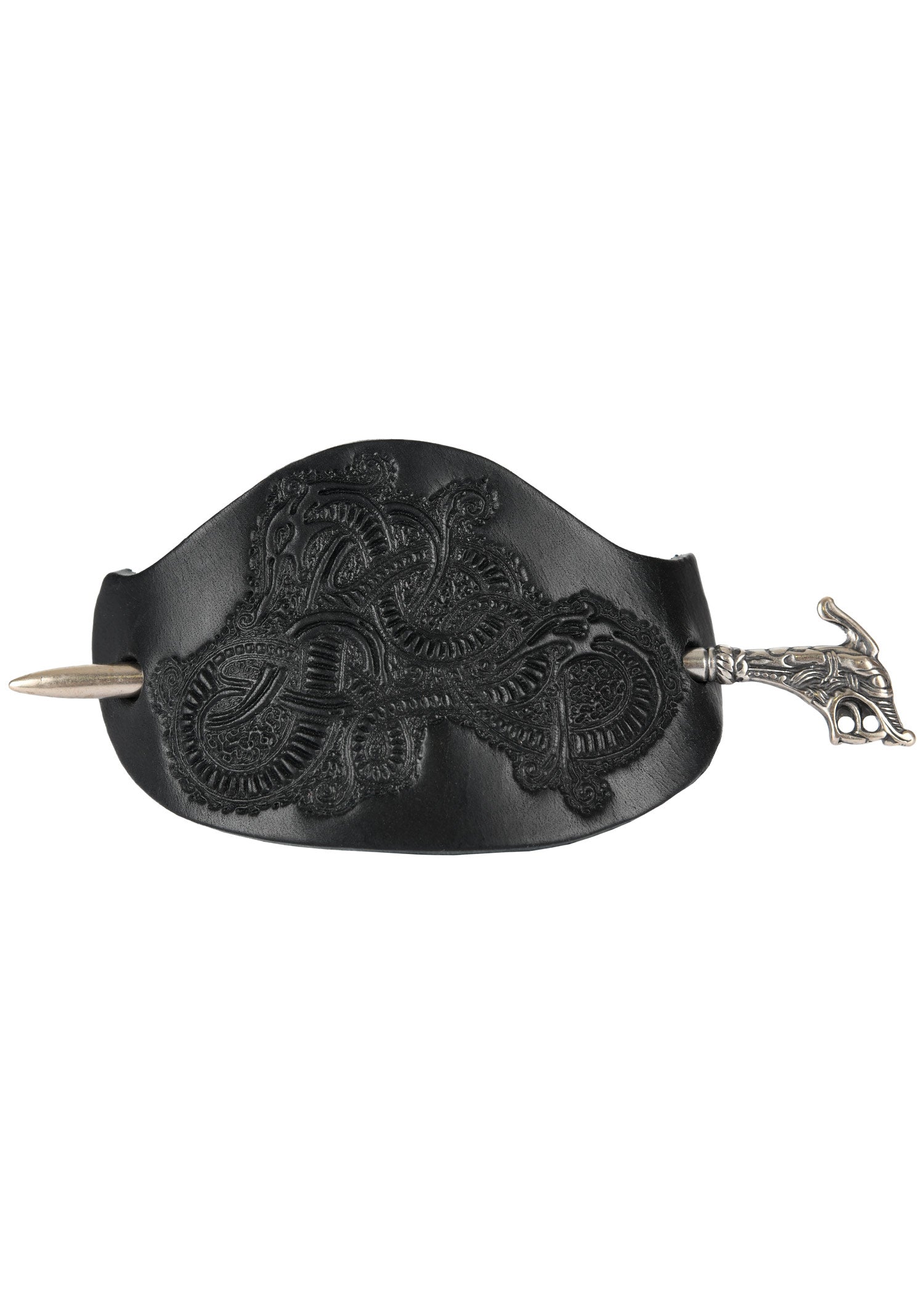 Imagen única de: Pasador De Pelo Vikingo De Cuero Haithabu Con Pasador