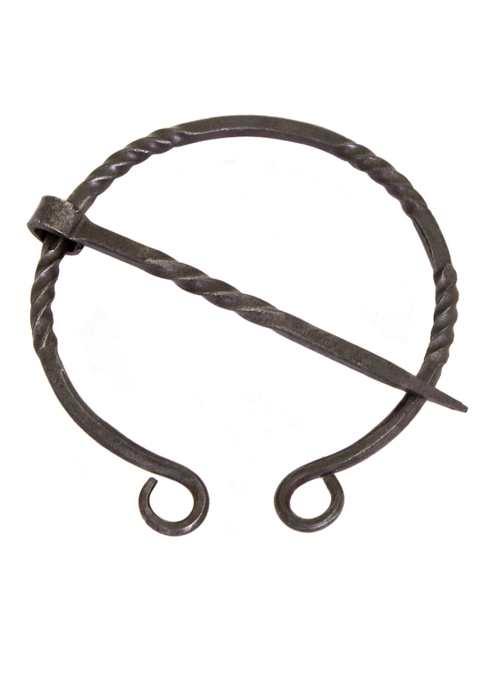 Imagen única de: Broche De Anillo, Retorcido, Simplemente Enrollado, Forjado A Mano.