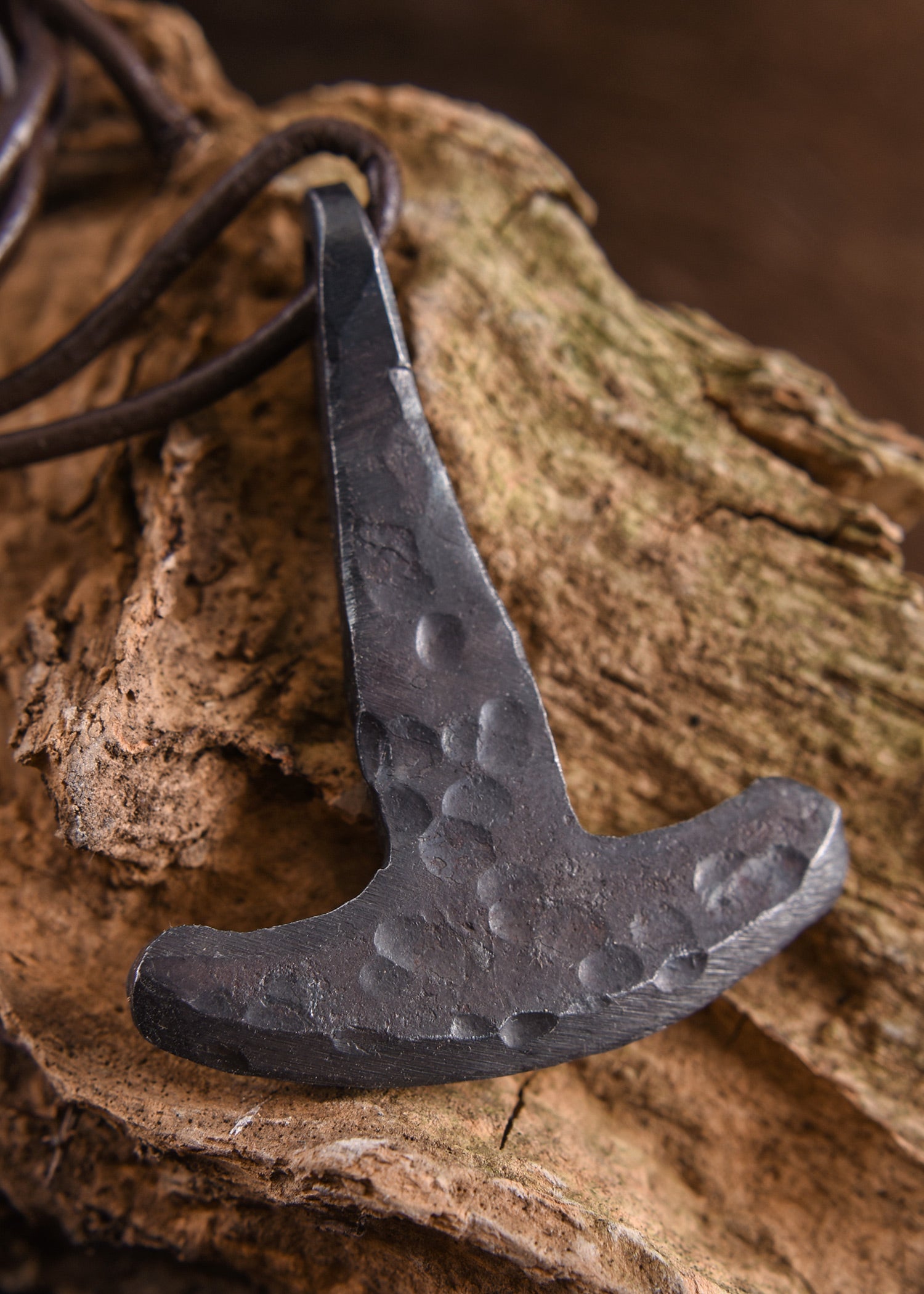 Imagen única de: Colgante Del Martillo De Viking Thor, Forjado A Mano