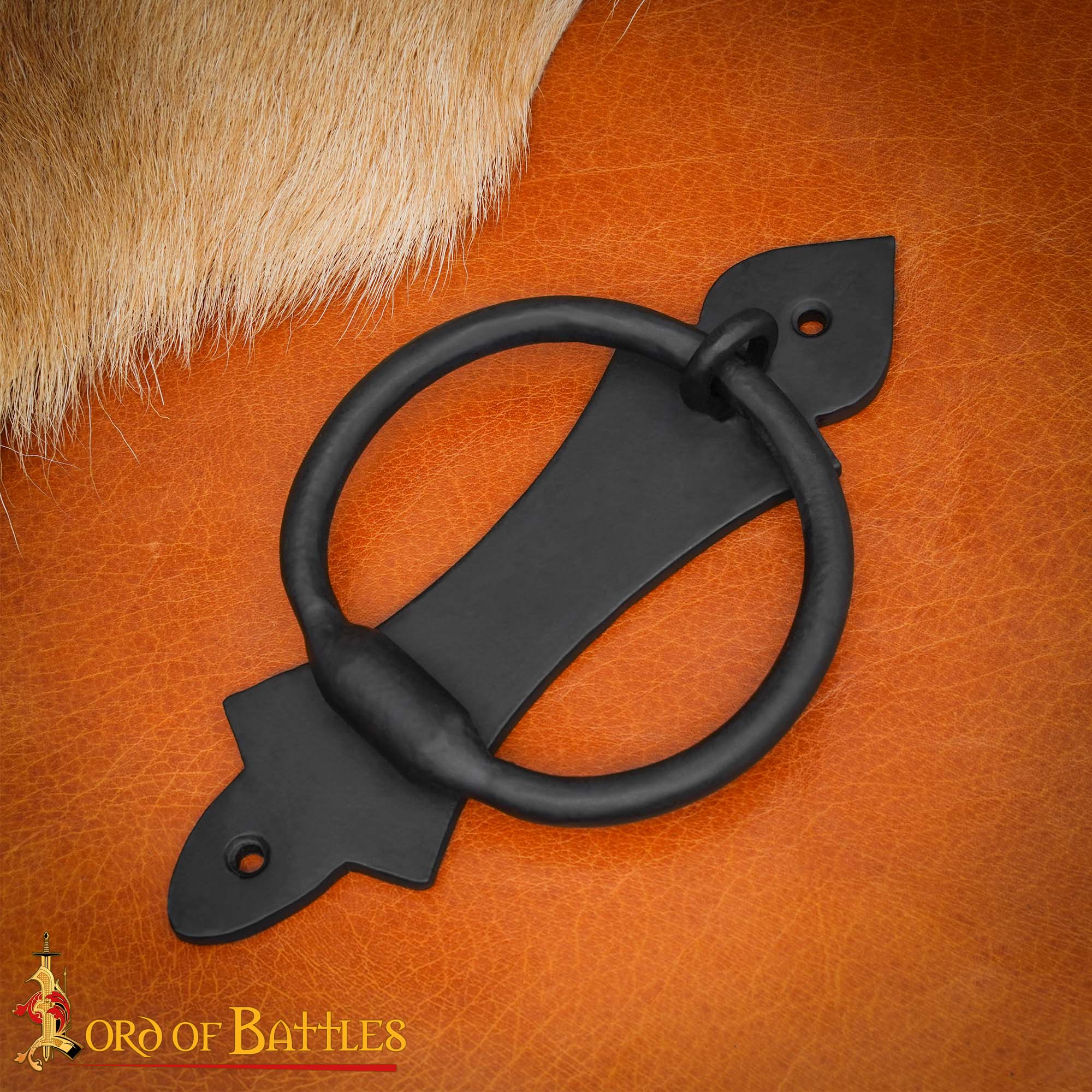 Imagen única de: Aldaba Medieval de Hierro Forjada a Mano - Gótica