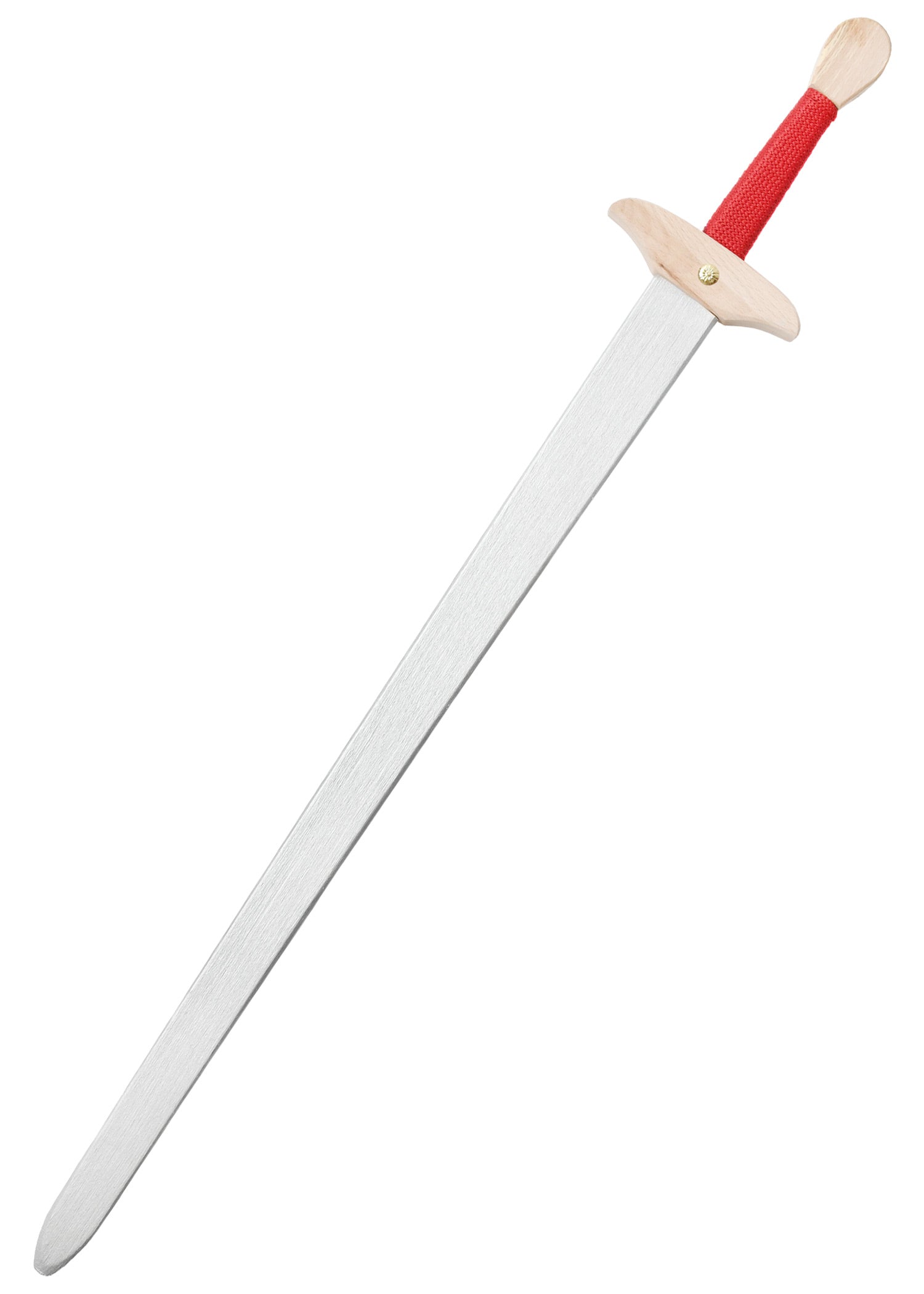 Imagen única de: Espada De Caballero Infantil César Fabricada En Madera, Mango Rojo, Diferentes Longitudes