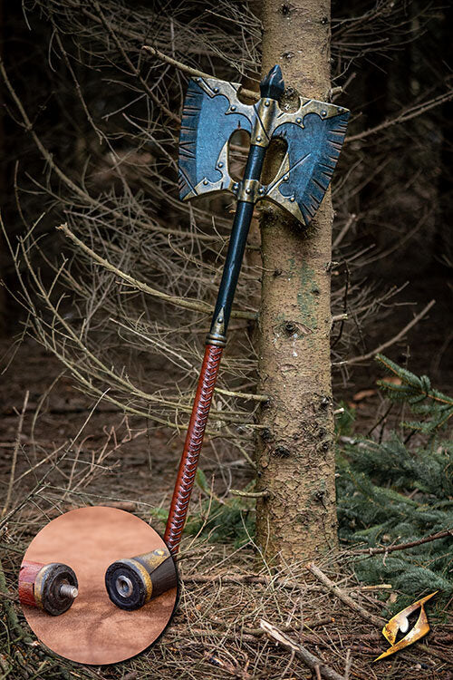 Imagen única de: Hacha Del Caos Doble Cabeza - 140 Cm - Compacta