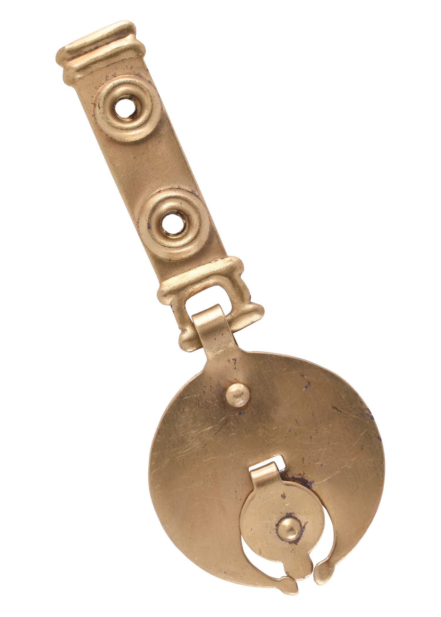 Imagen única de: Soporte Final Decorativo Para Correas Romanas, Latón