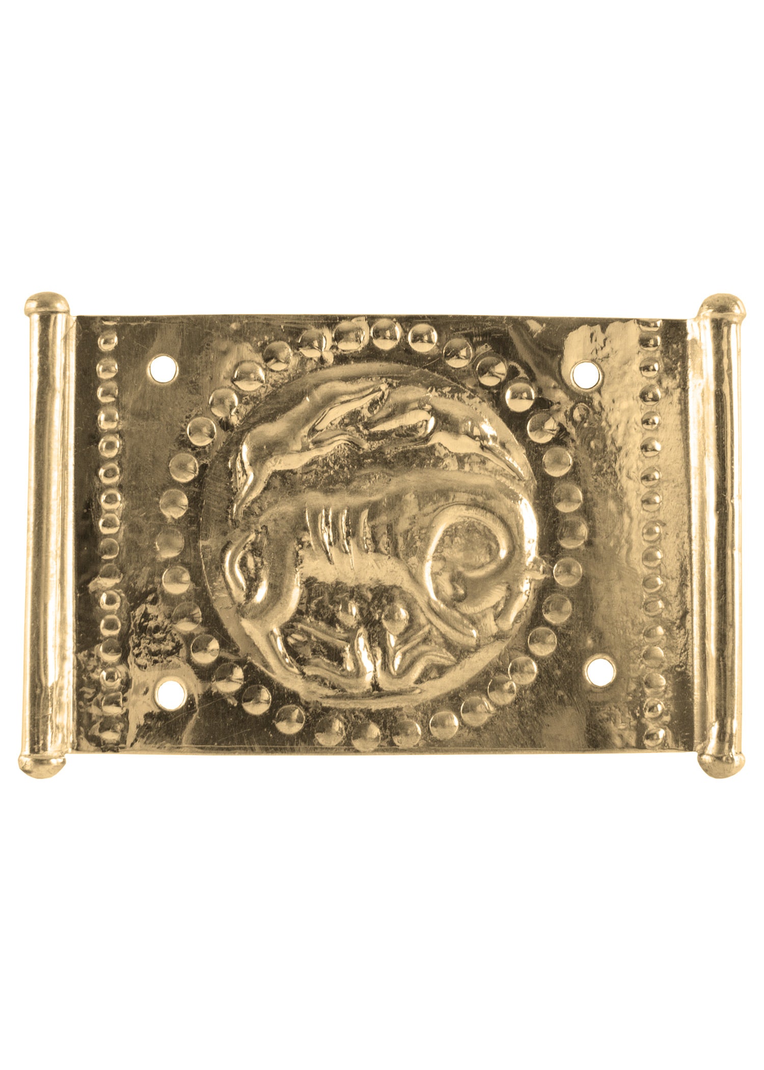 Imagen única de: Placa De Cinturón Romano Con Loba, Latón