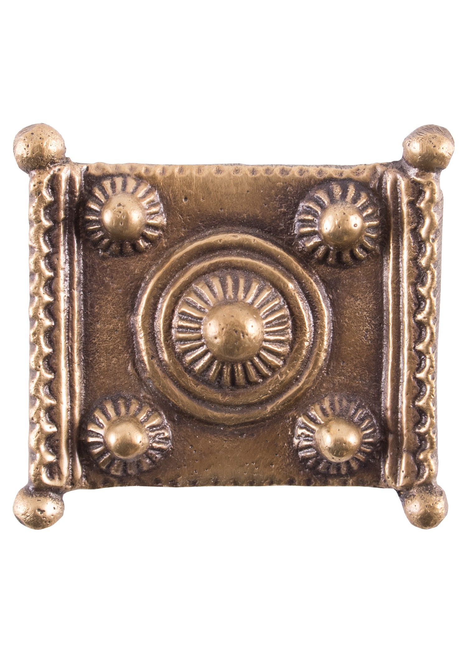 Imagen única de: Placa De Cinturón Romana, Diseño Mainz, Latón
